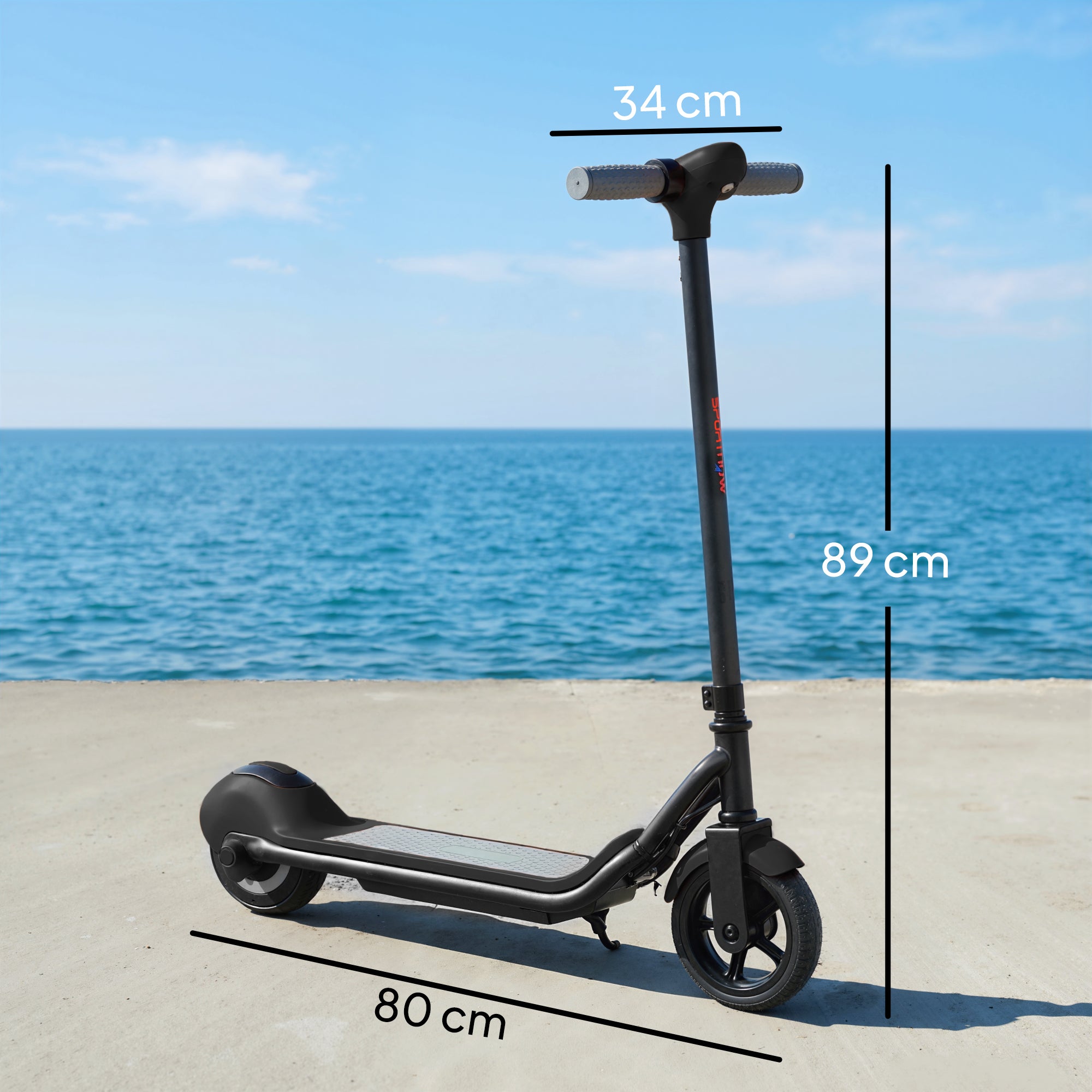 Electric Scooter for Kids, with LED Display, Green