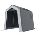 1.8 x 2.4m Garden Storage Shed Tent, Waterproof Portable Shed Shelter for Motorbike, Garden Tools, Bike Storage