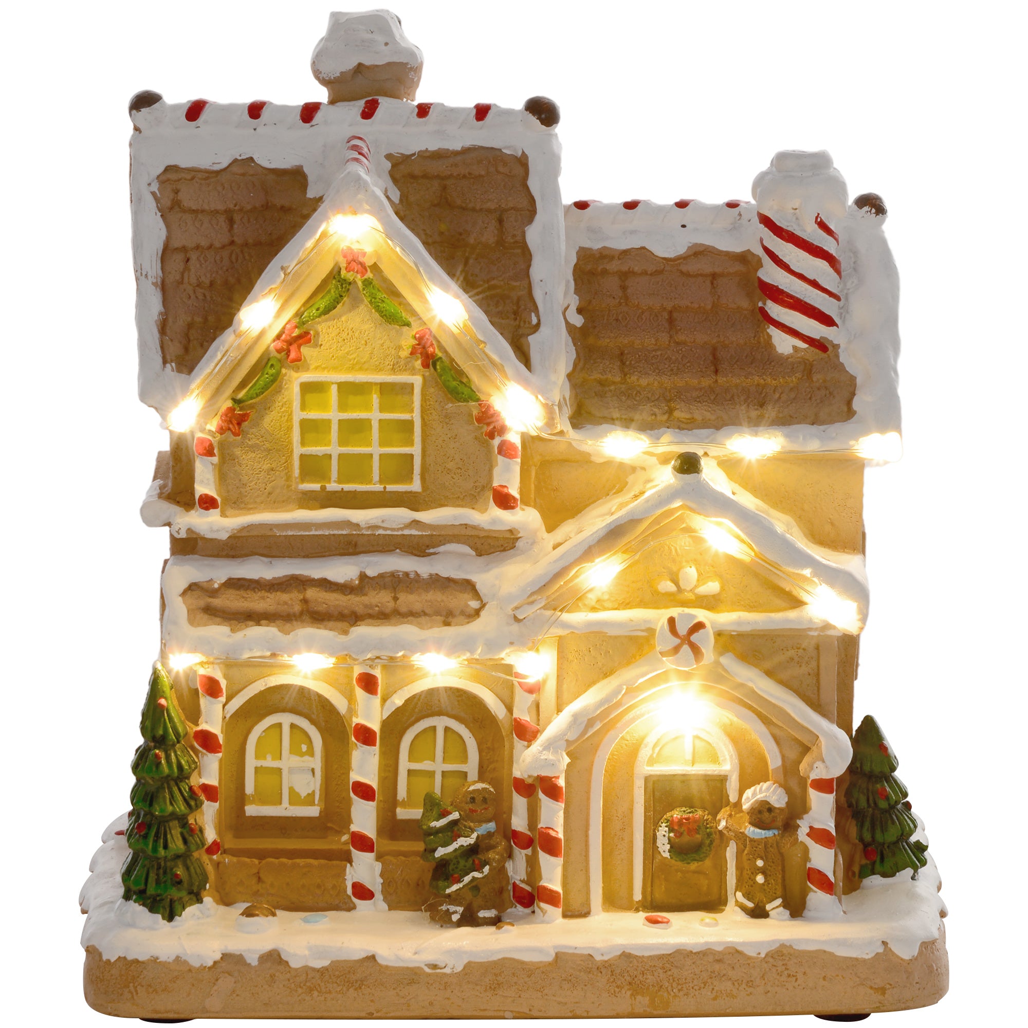 Gingerbread House Light & Music Christmas Decoration