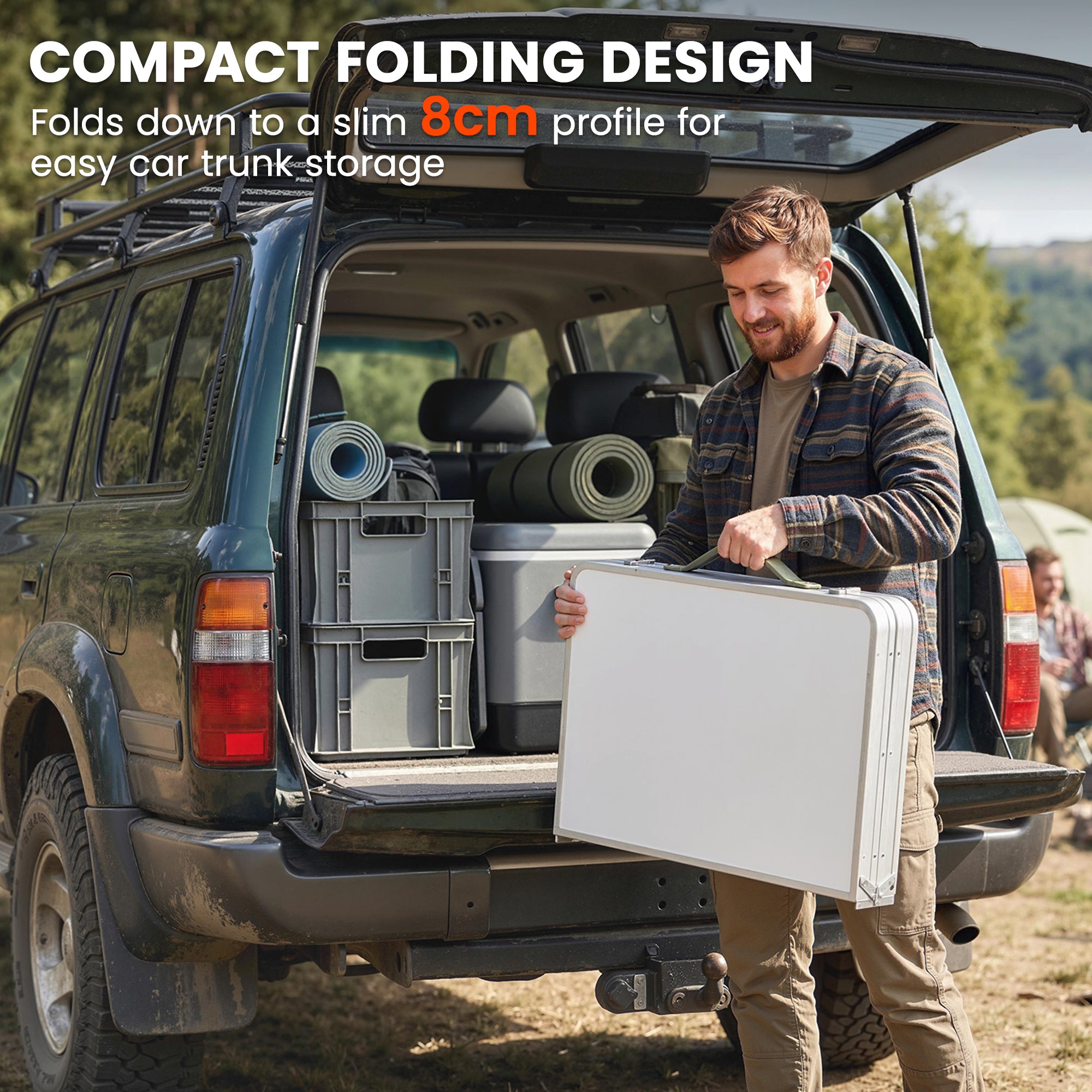 Camping Cupboards Folding Portable Aluminium Camp Cook Station with Storage Cupboard for Outdoor BBQ