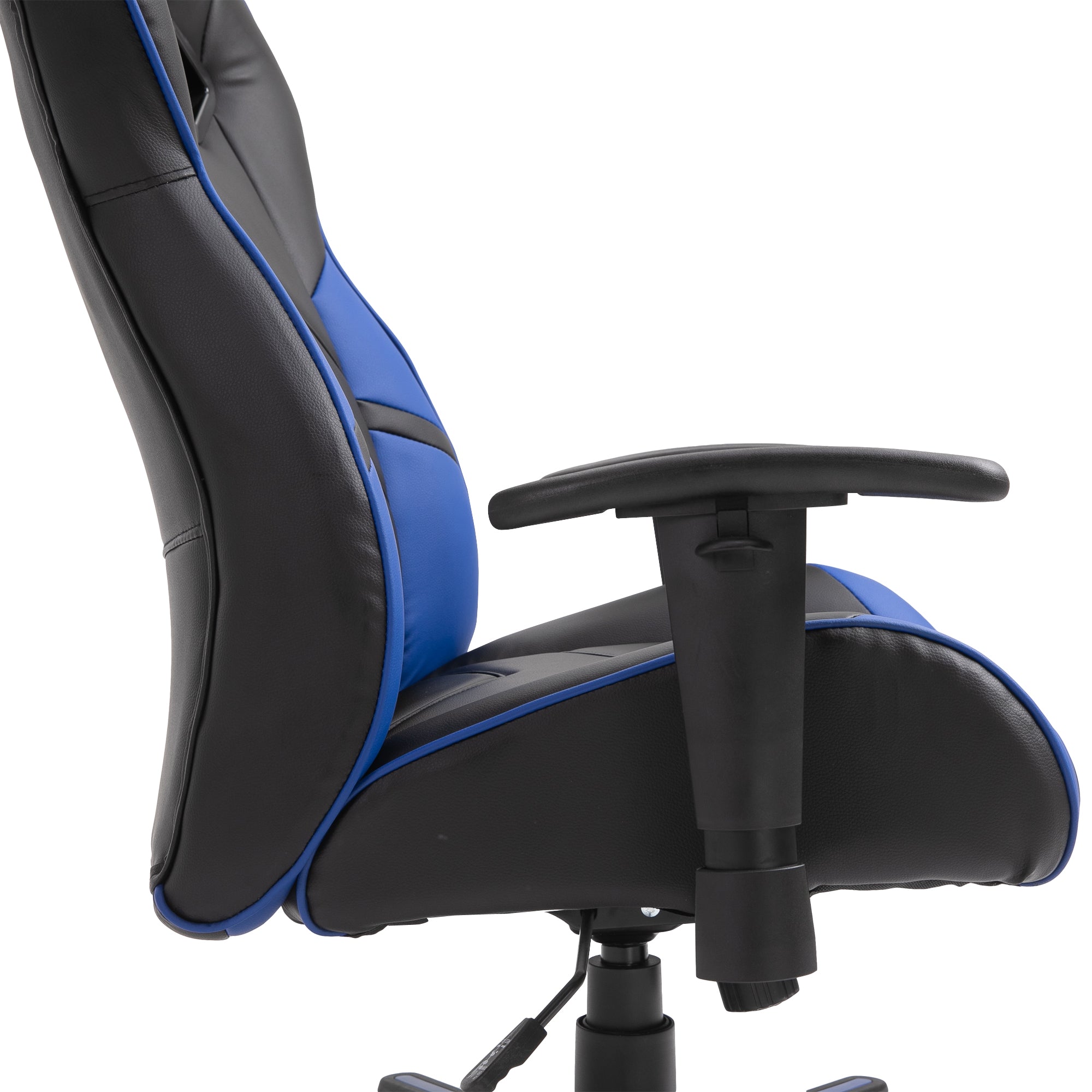 PU Leather Ergonomic Gaming Chair Blue/Black