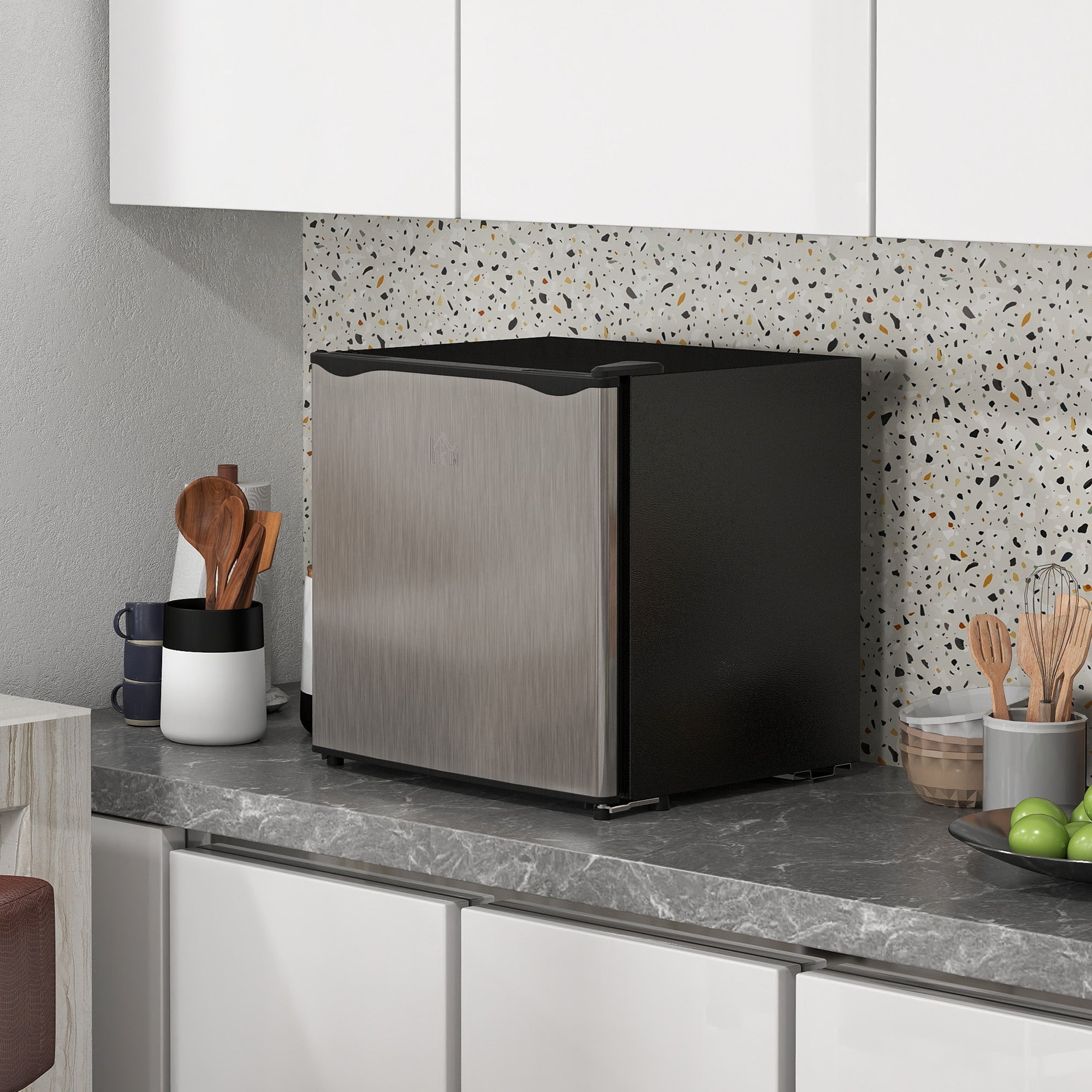 35L Mini Freezer, -24℃ to -14℃ Temperature - Silver Tone