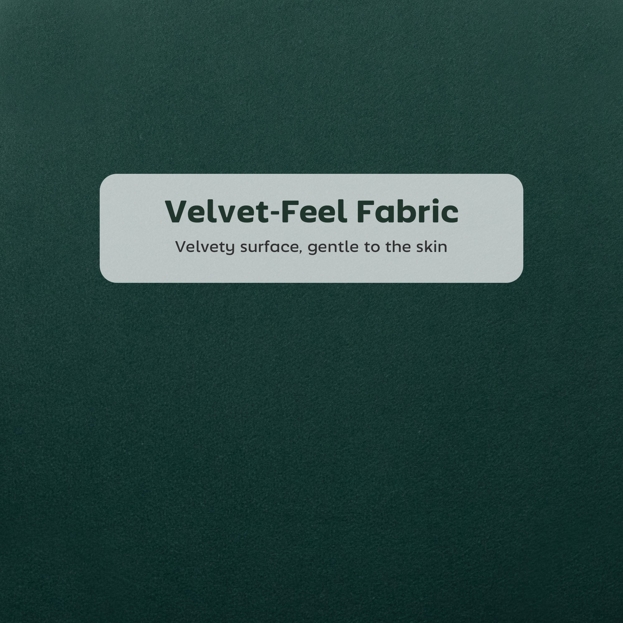 Set of Two Velvet-Feel Lotus Bar Stools - Dark Green