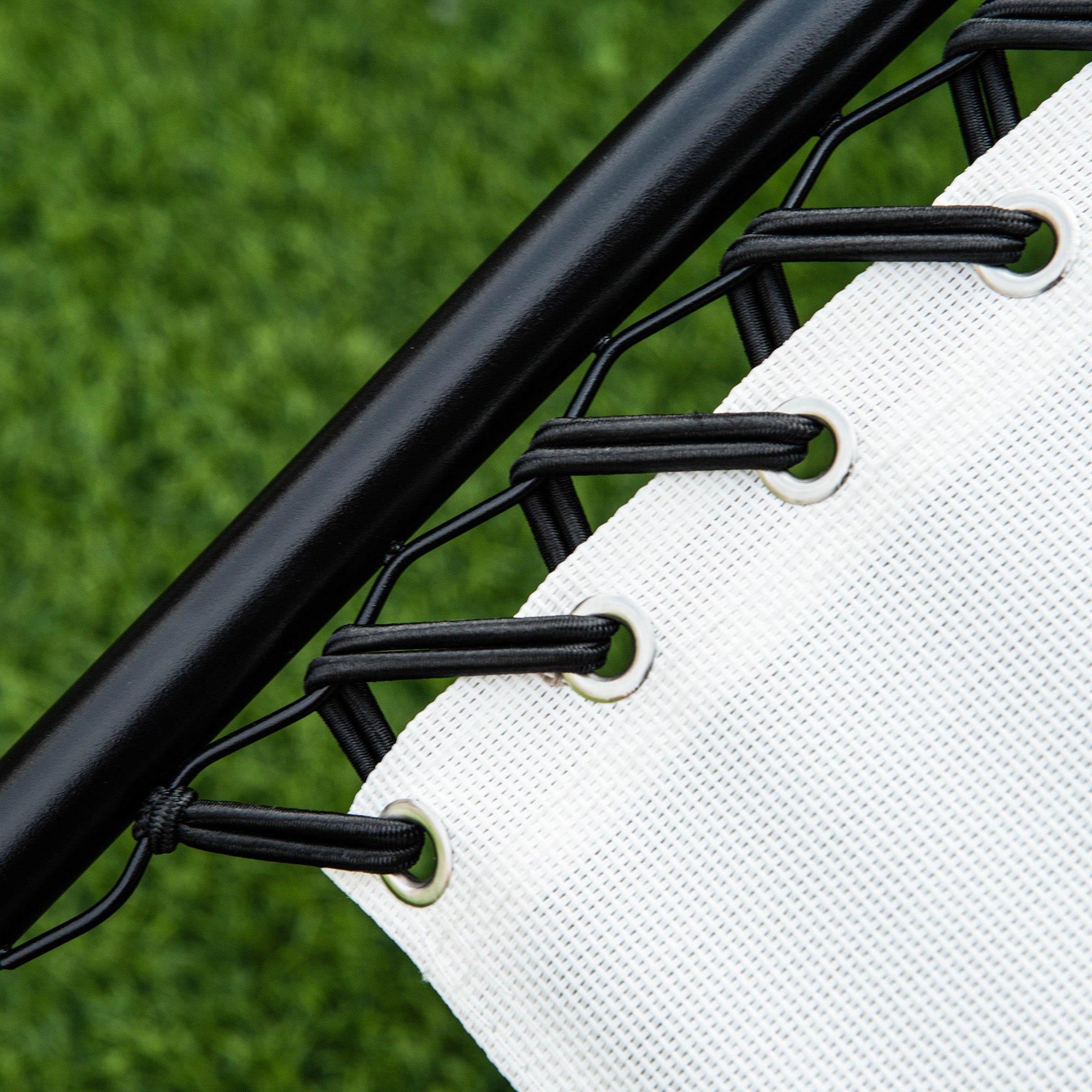 2 Piece Foldable Reclining Garden Chairs with Canopy - White