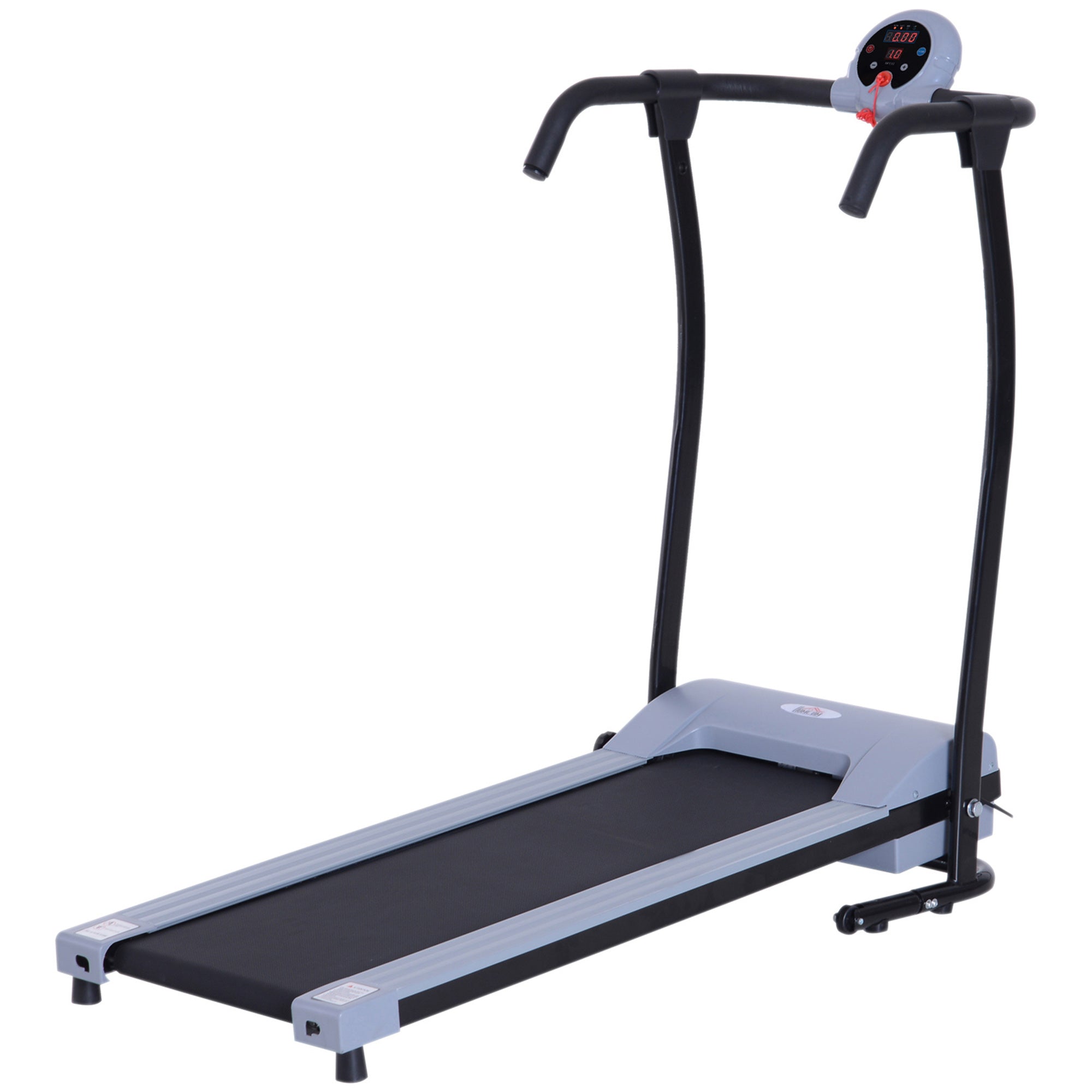 Foldable Walking Treadmill, Aerobic Exercise Machine w/ LED Display, for Home, Office, Fitness Studio