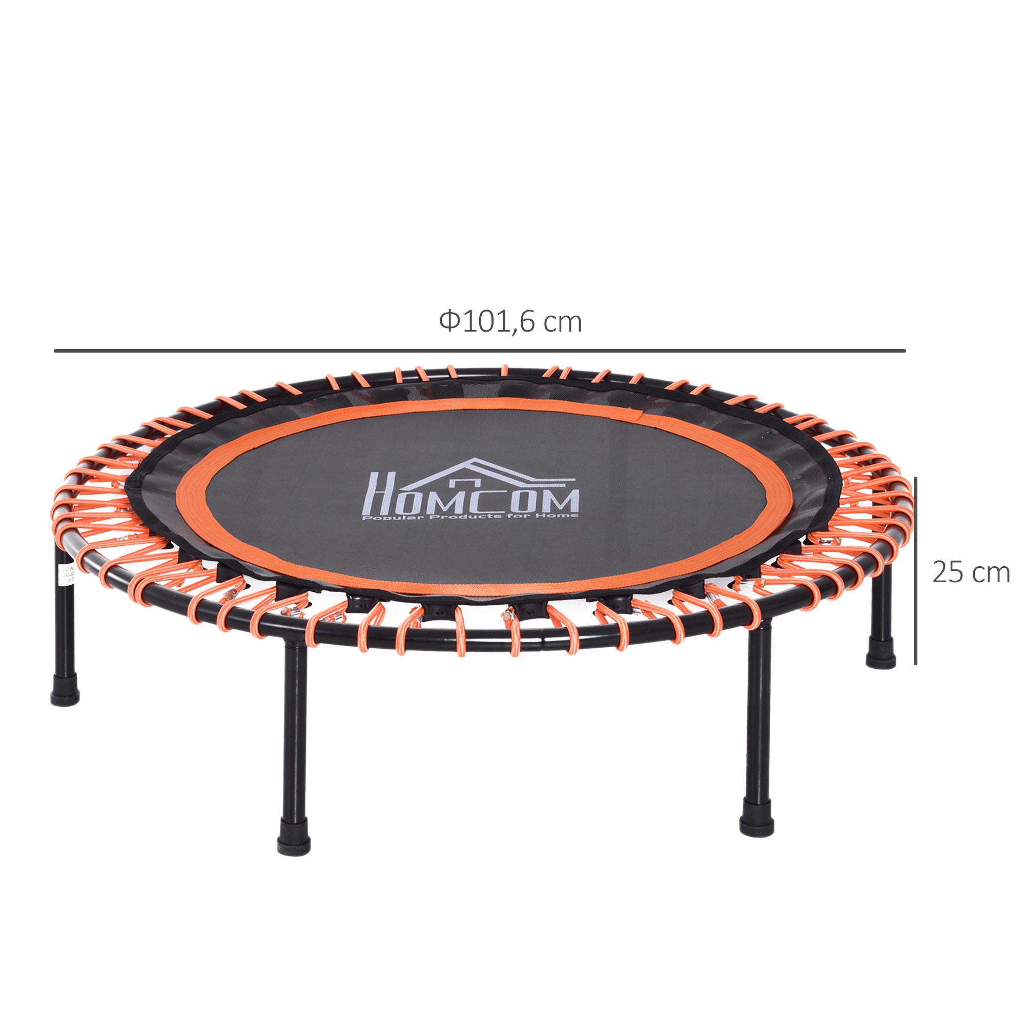 Mini Round Trampoline Aerobic Exercise Bungee Rebounder Jumper