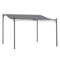 Durable Metal Garden Gazebo with Rust-Resistant Frame - Grey