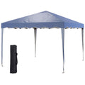 3 x 3m Pop Up Gazebo with Adjustable Steel Frame - Blue