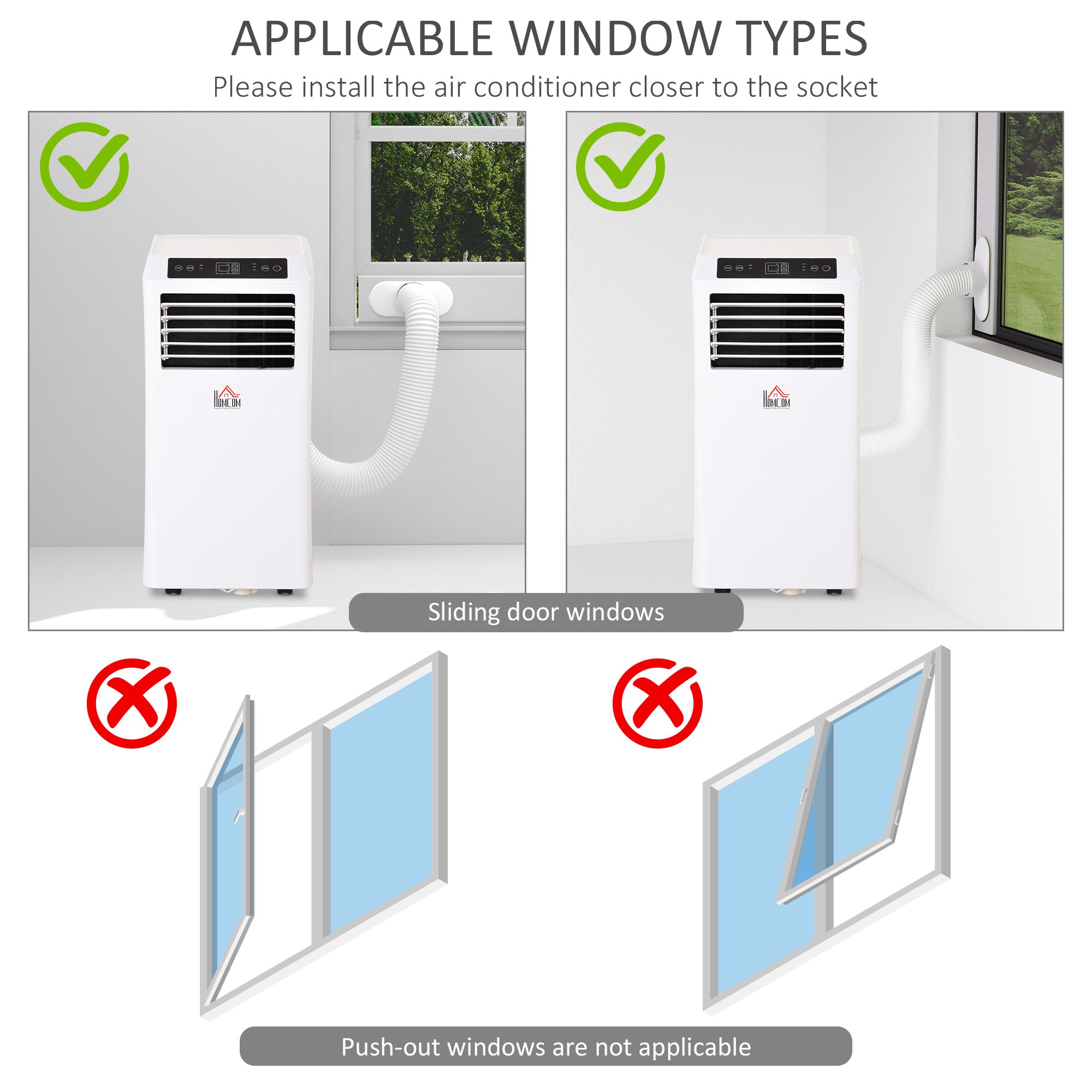 Mobile Air Conditioner with Remote Control, Timer, Cooling Dehumidifying Ventilating, LED Display White - 1003W