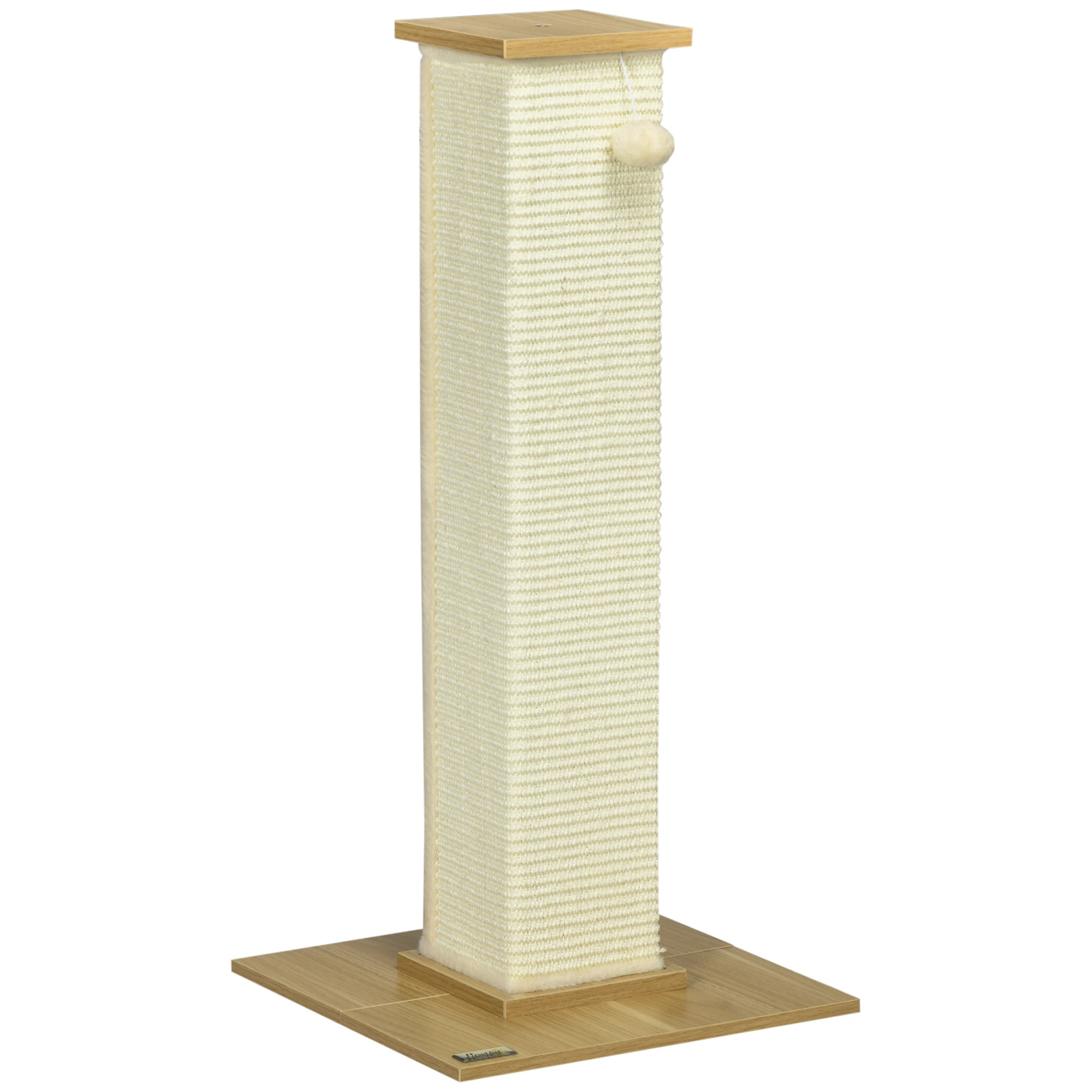 80 cm Scratching Post Cat Tree with Play Ball, Scratching Post Made of Sisal Rope