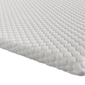 3cm Deep Memory Foam Mattress Topper Double 4ft6 - White
