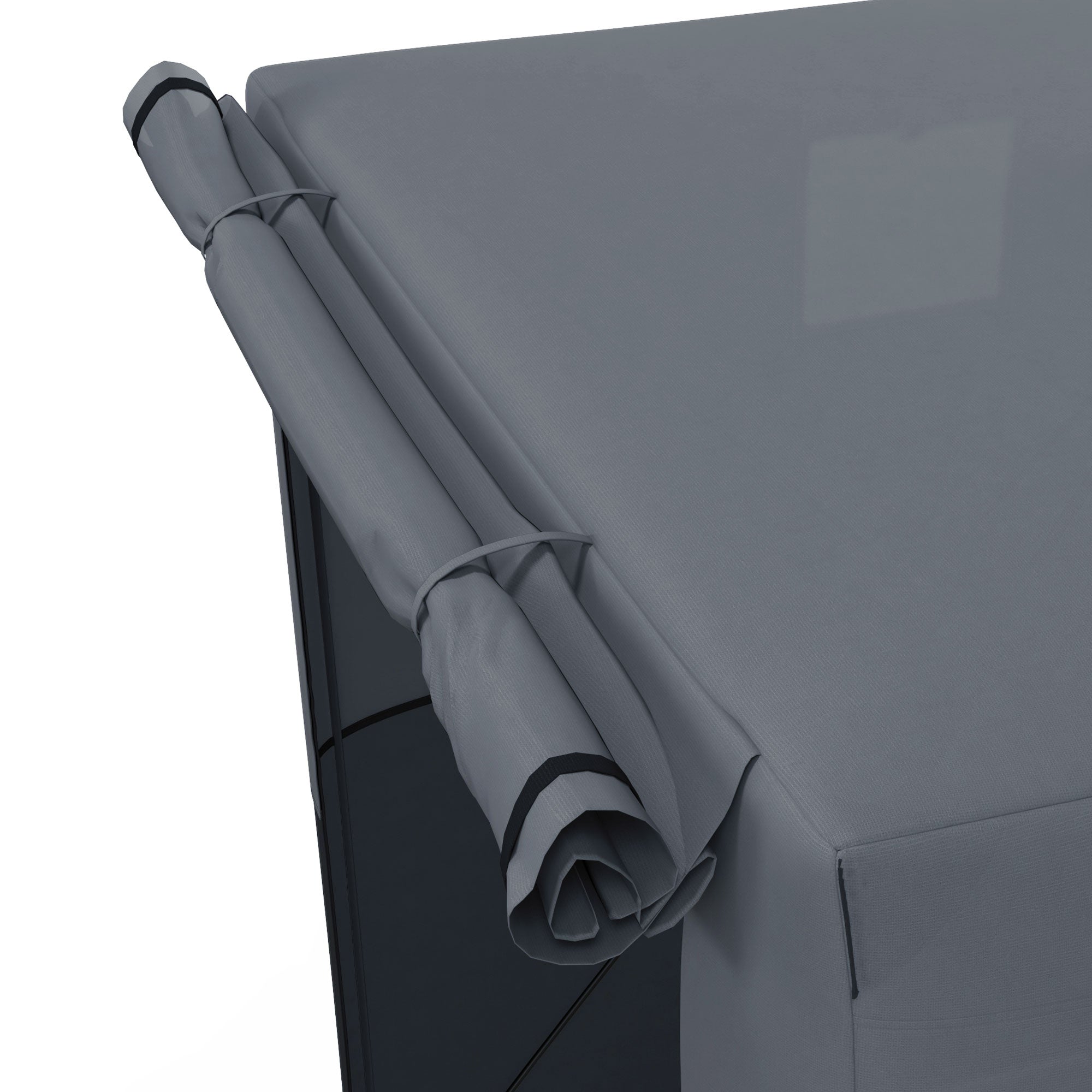 Set of 1 Pop-Up Gazebo 2x2m UV30+ Fabric - Black