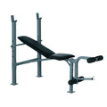 Heavy Duty Adjustable Multi Gym Weight Bench with 4 Incline Positions - Black/Silver