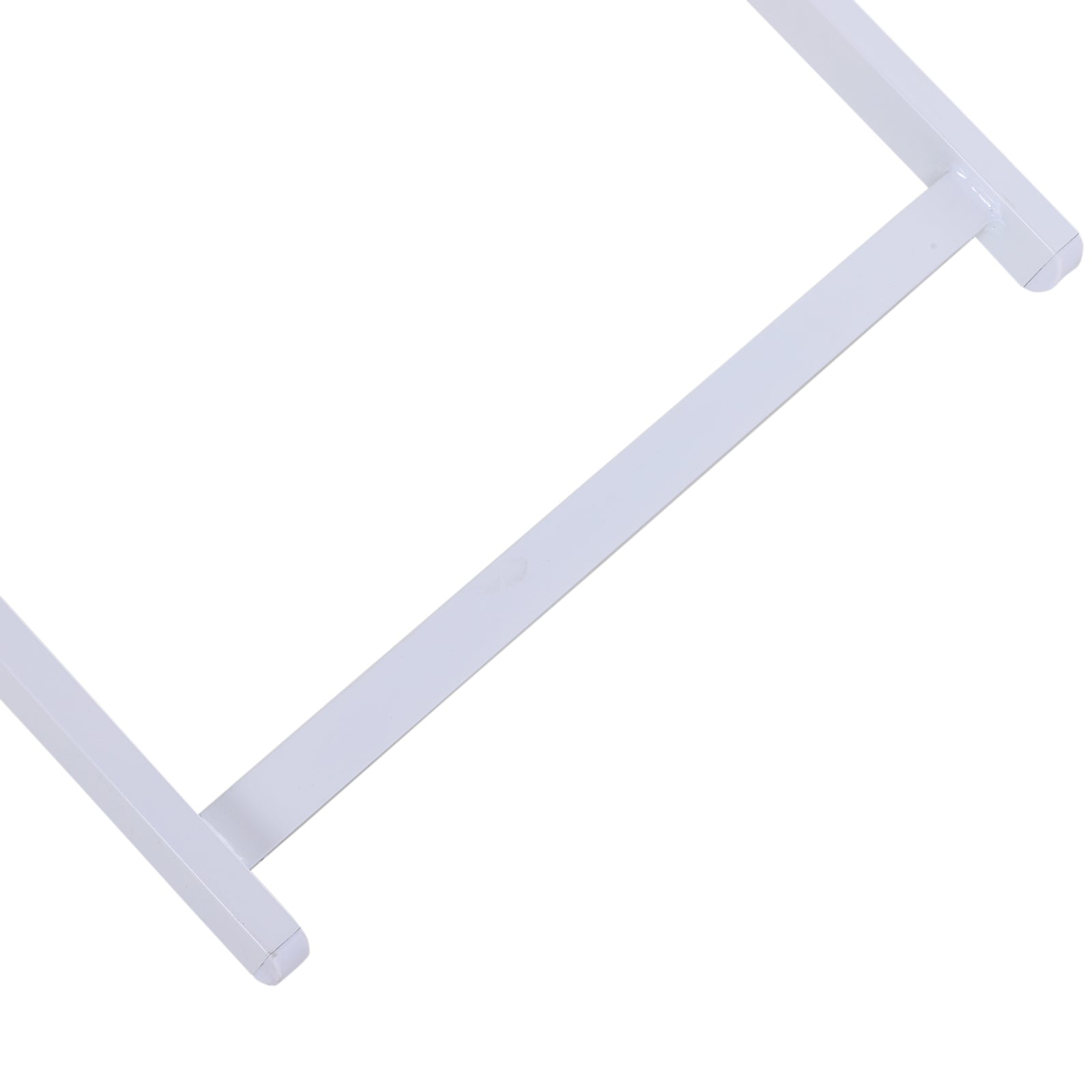 Set of 2 Folding Aluminium Garden Deck Chairs with Pillow - White