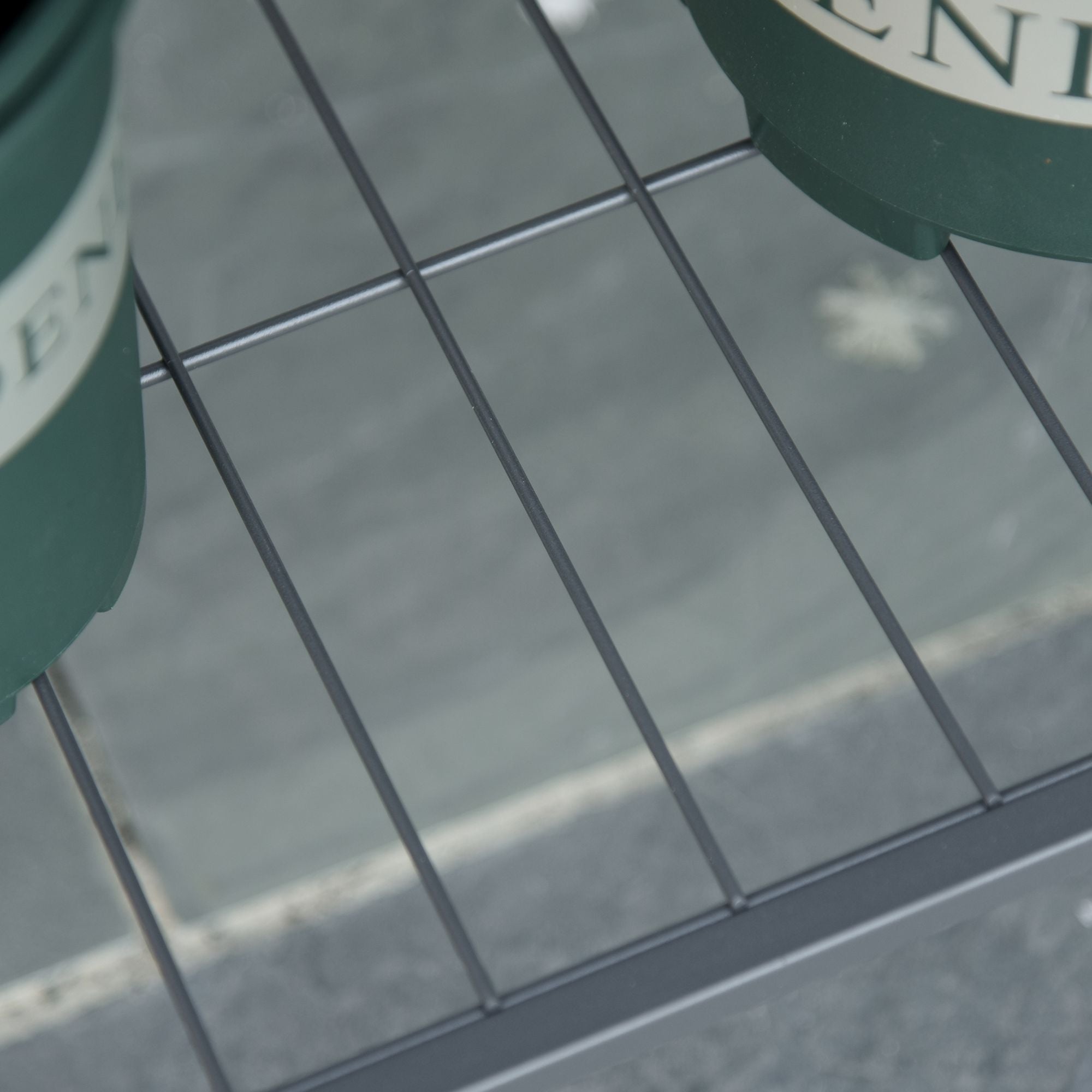 Raised Garden Bed with Wheels, Mobile Planter Flower Box with Bottom Shelf Grey, 104 x 39 x 80cm