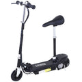 Outdoor Ride-On Powered Scooter for Kids 120W Motor 2x12V Battery - Black