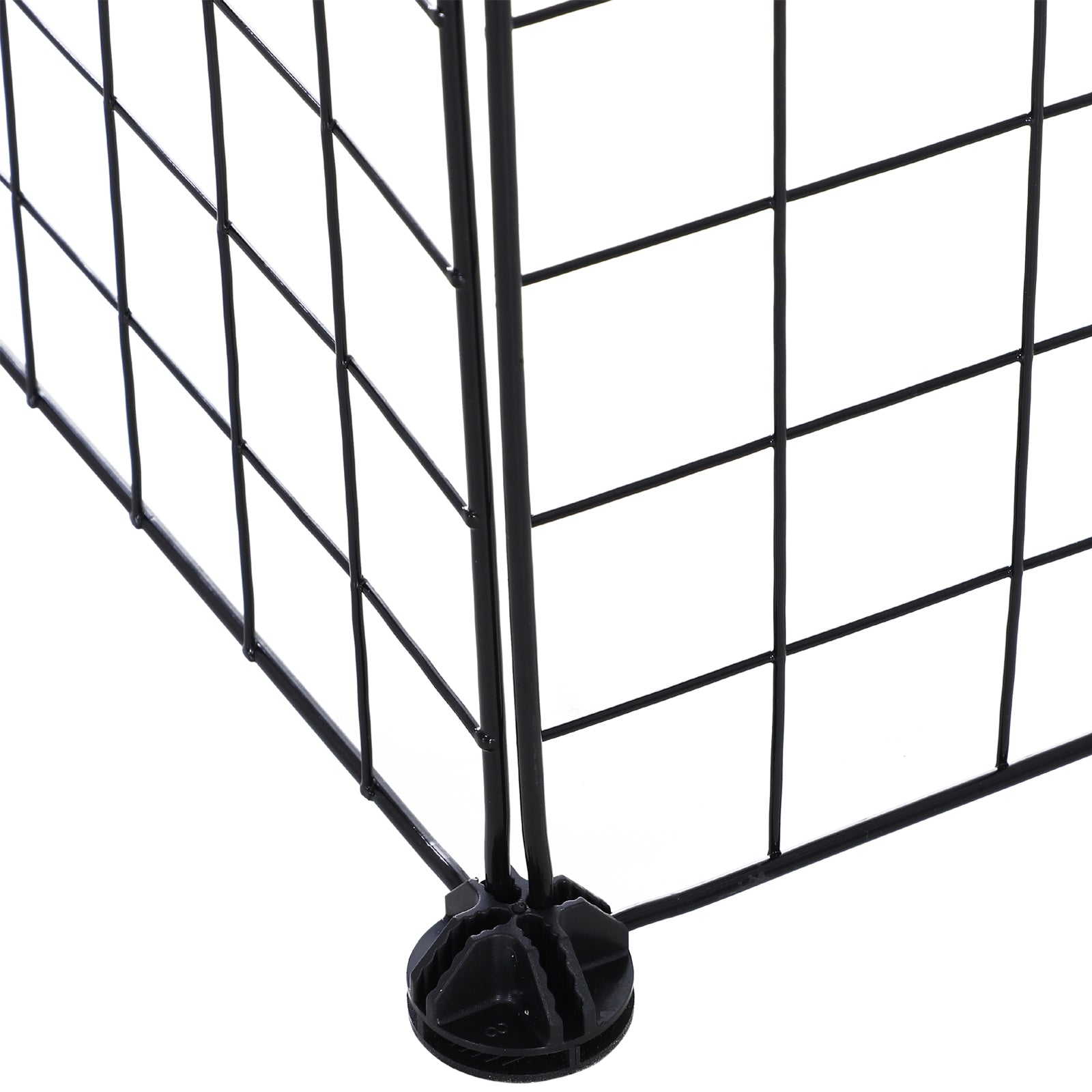 Guinea Pig Playpen Rabbit Playpen Metal Wire Fence Indoor Outdoor Small Animal Cage 36 Panel Enclosure Black