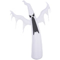 1.8M Scary Ghost Inflatable Halloween Outdoor Decoration with LED Lights - White