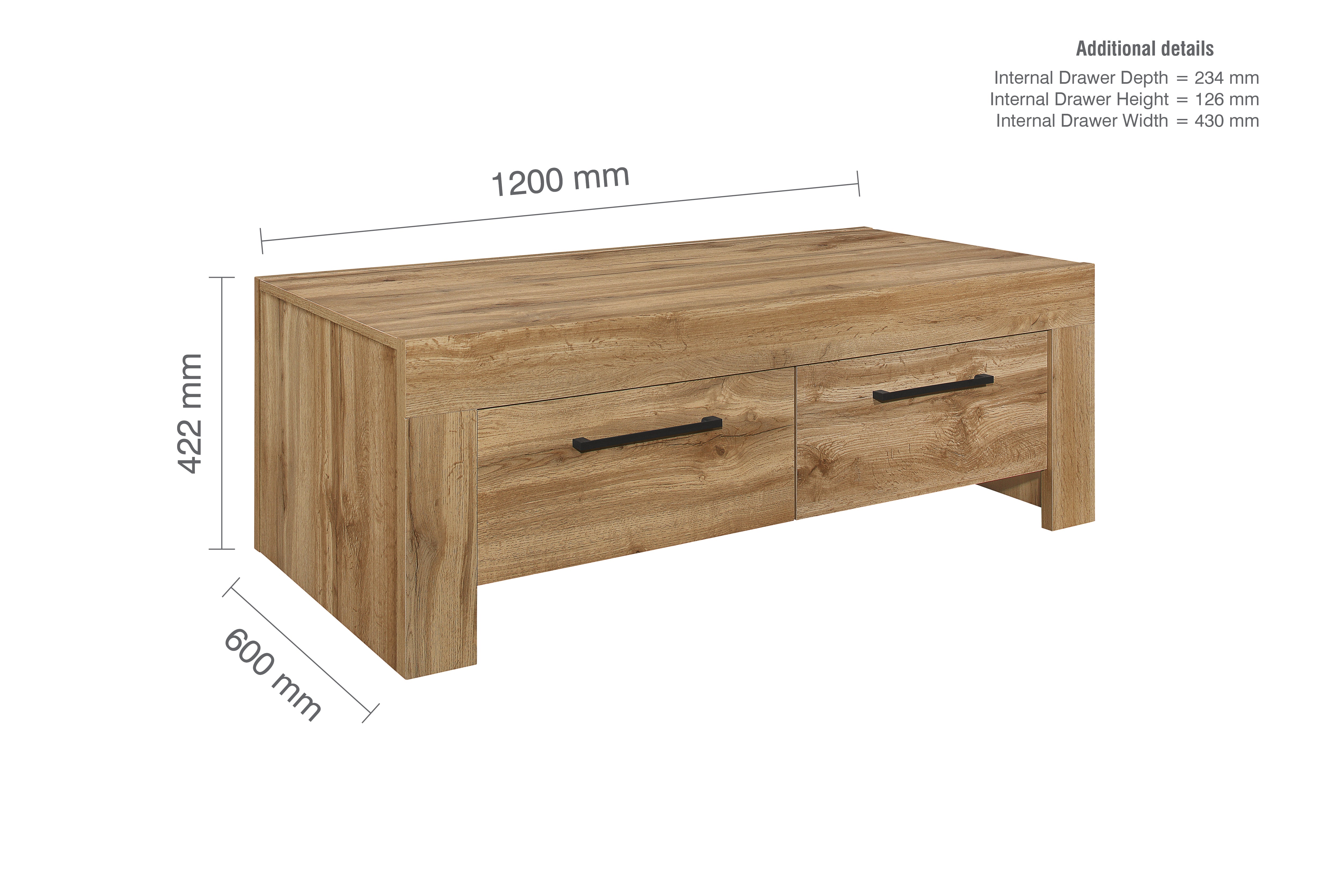 Compton 4 Drawer Coffee Table