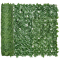 3 Metre UV-Stabilised Artificial Leaf Hedge Screen - Dark Green