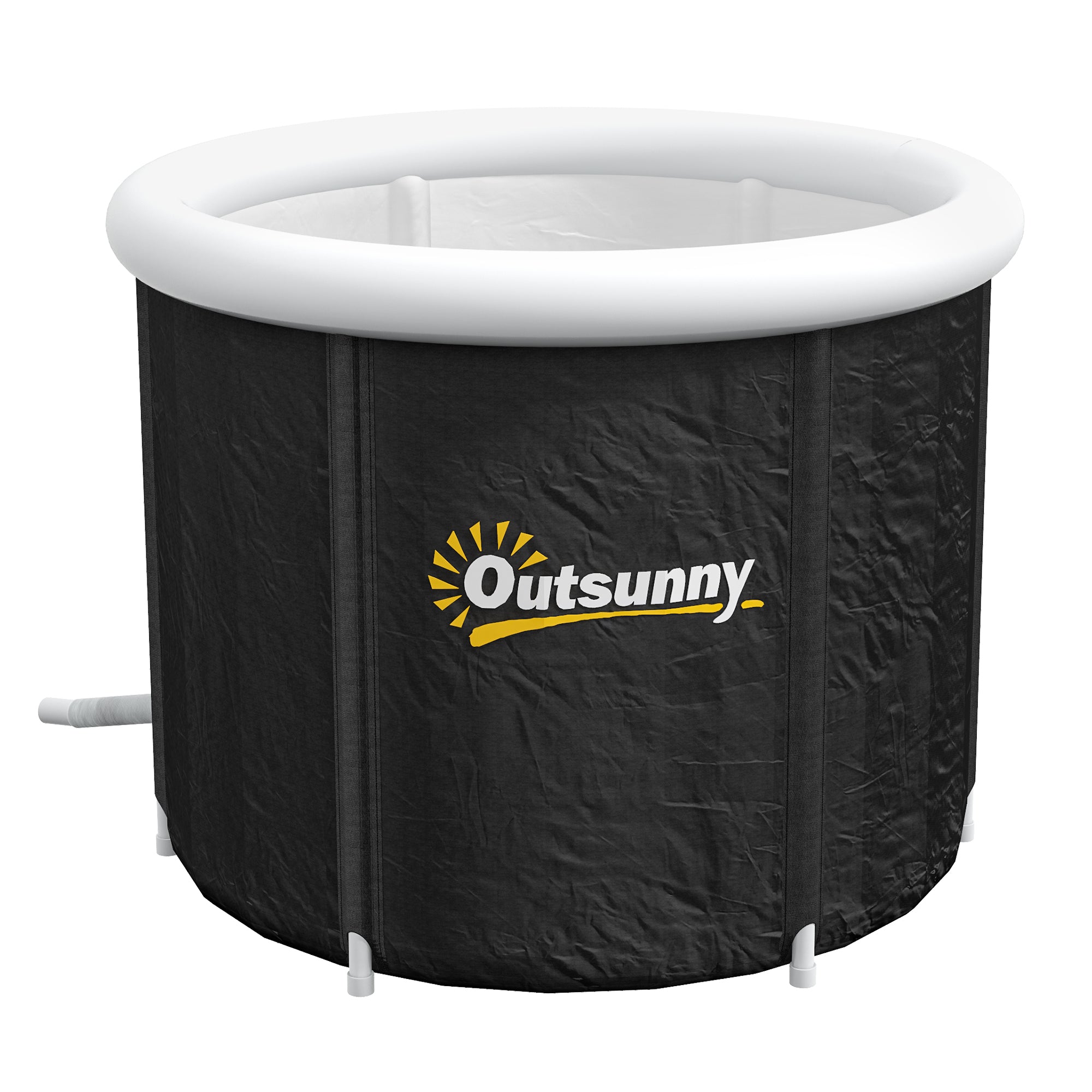 Cold Plunge Tub, Portable Ice Bath Cold Water Therapy Tub with Thermo Lid, for Athletes Polar Recovery, Black