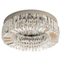 Modern Stainless Steel Crystal Pendant Chandelier for Living Room Bedroom Dining Room Hall - Silver