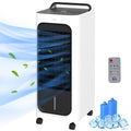 Powerful Room Air Cooler with Ice Packs and Remote Control - White