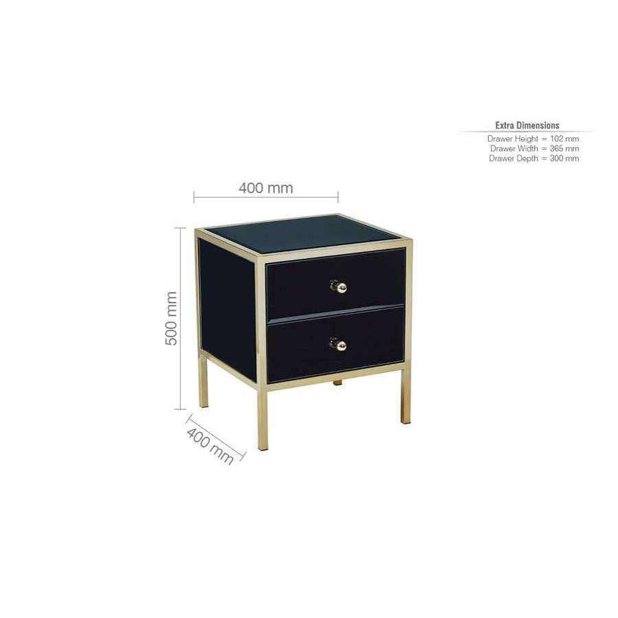 Fenwick 2 Drawer Bedside