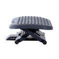 Adjustable Height & Angle Tilting Footrest Platform for Home Office - Gray Black