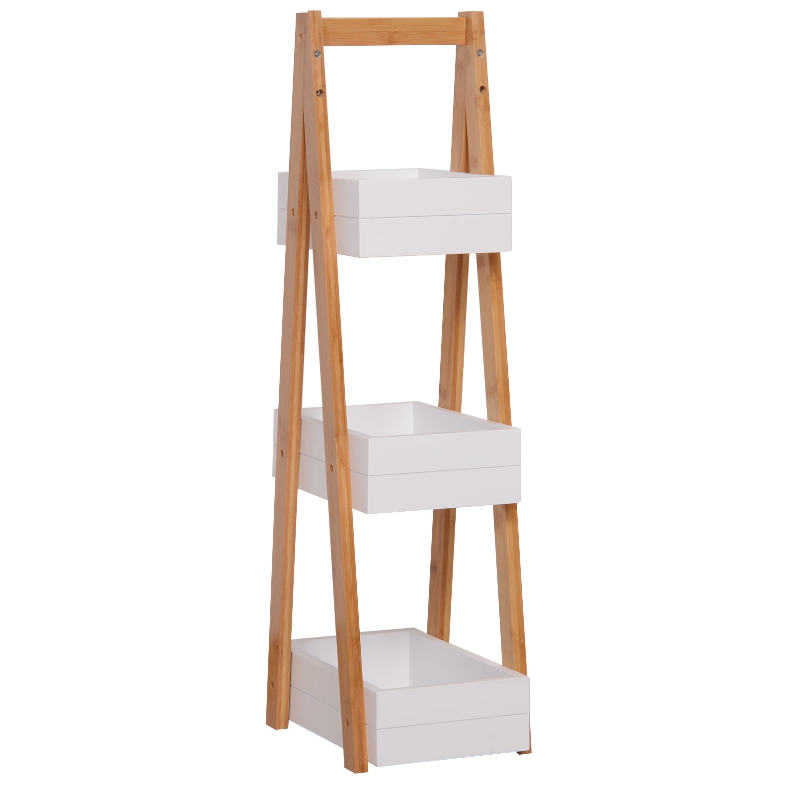 3 Tier A Frame Bathroom Shower Caddy Freestanding Rack Storage Unit Shelf Organiser