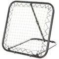 Angle Adjustable Rebounder Net Training Set for Football, Baseball, Basketball - Black