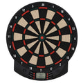 Electronic Plastic Dartboard with 6 Darts 9.5g - Black