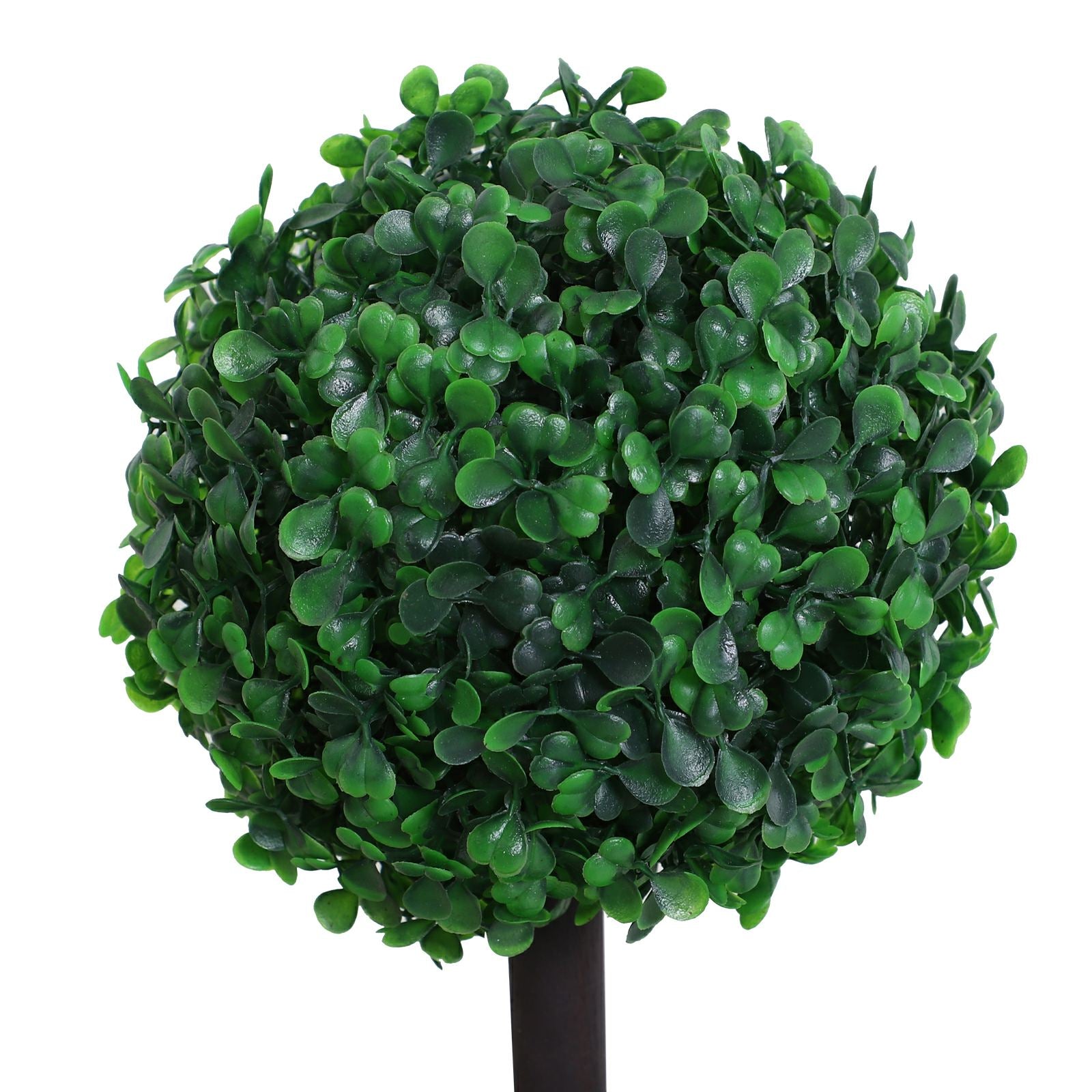 Set of 2 Artificial Boxwood Ball Topiary Trees Potted Decorative Plant Outdoor and Indoor Décor (67cm)