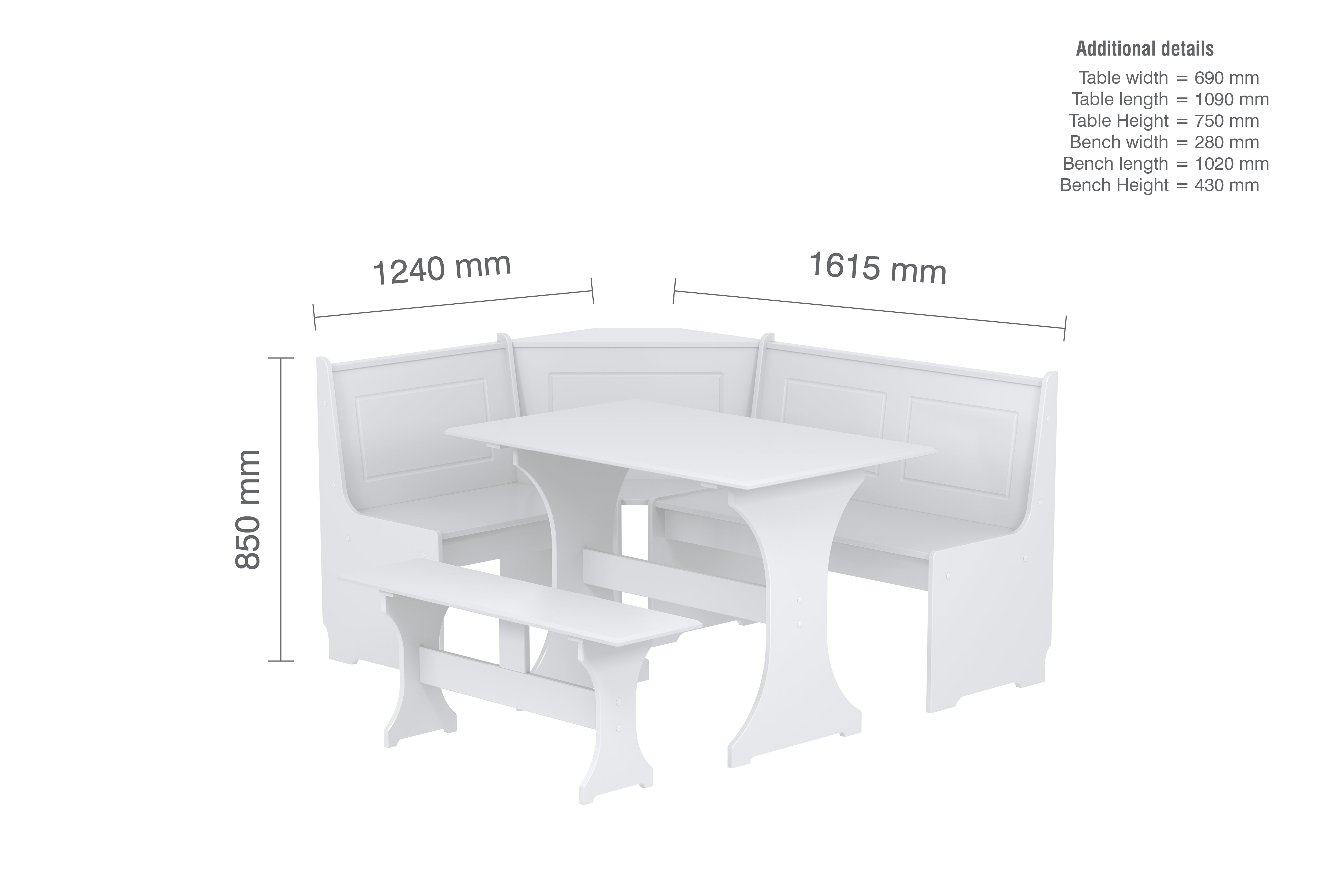 Hemington Corner Dining Set