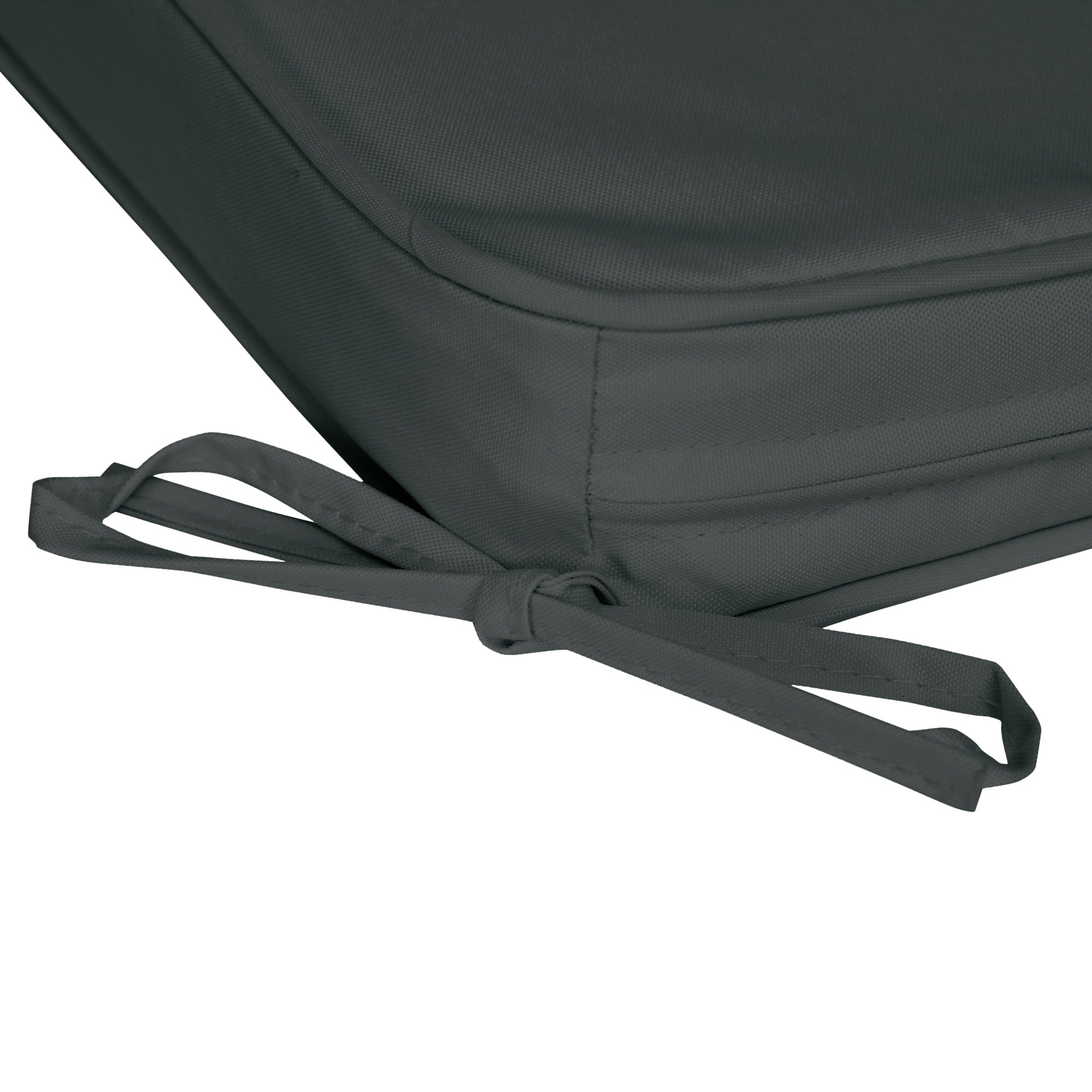 Set of 6 Thick Padded Chair Cushions for Indoor & Outdoor Use - Grey