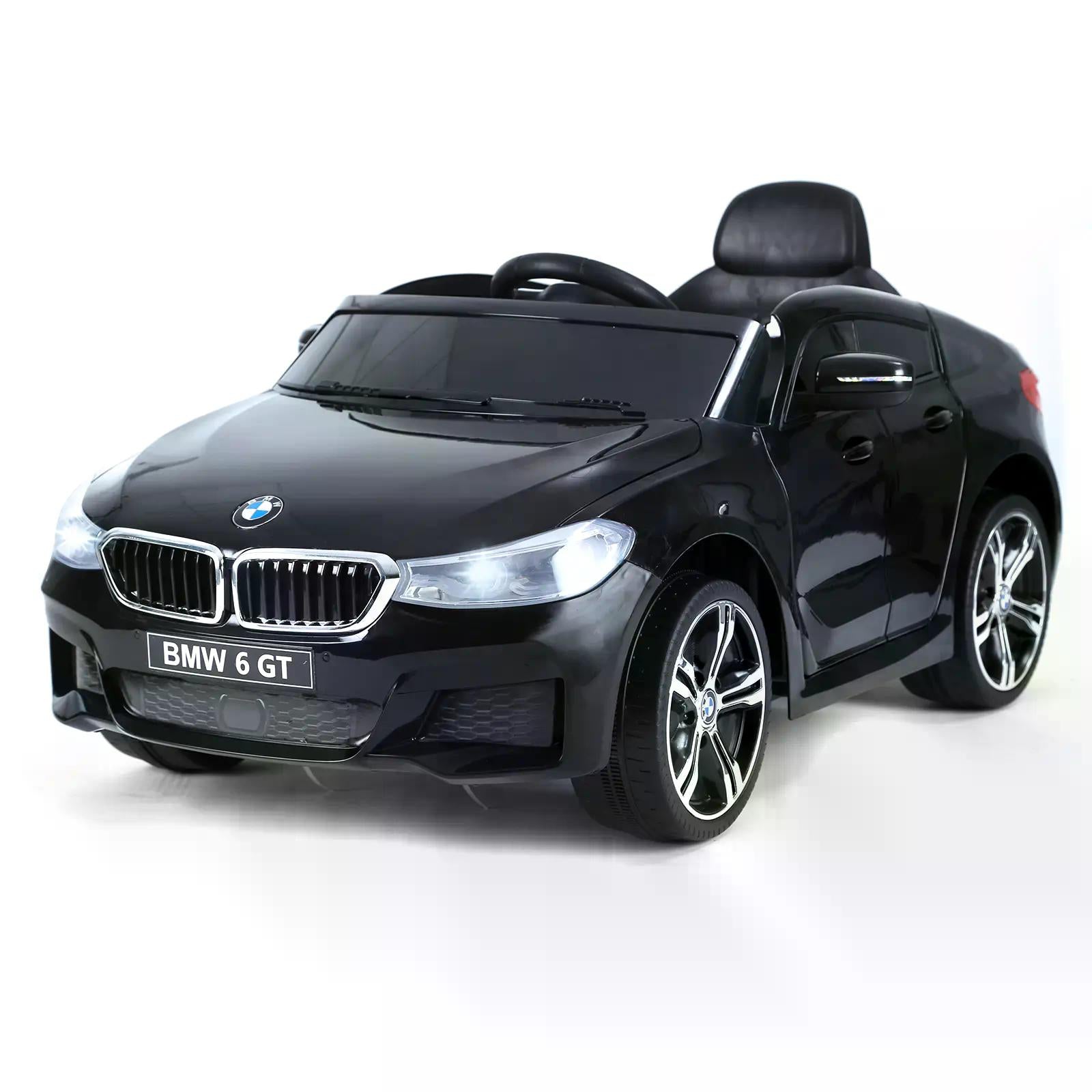 Kids Electric Ride On Car 6V Licensed BMW 6GT W/ Remote-Black