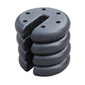 Gazebo Weight Set of 4 for Tent Canopy 8.8KG Cement Filled Bases - Black