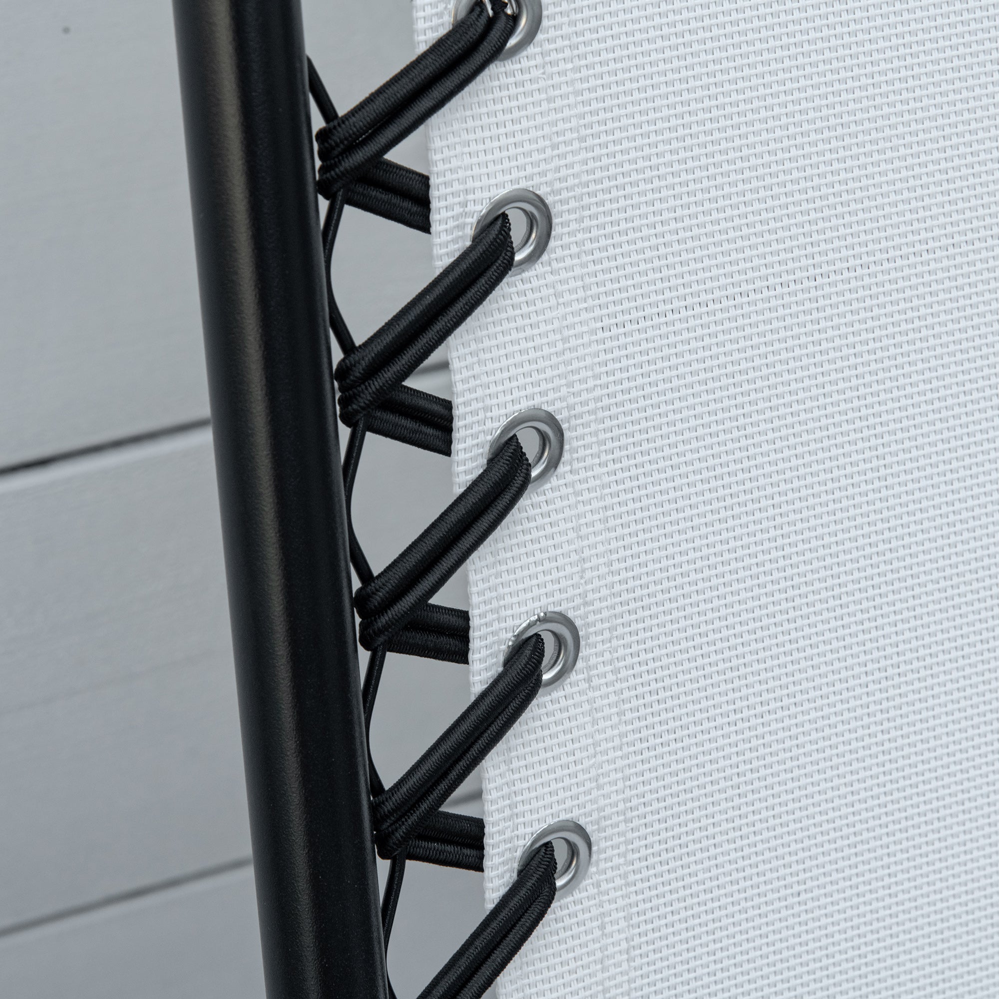 Pieces Patio Folding Chair Set, Outdoor Portable Loungers for Camping Pool Beach Deck, Lawn Chairs with Armrest Steel Frame, Cream White