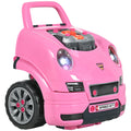 Kids Truck Engine Toy Set with Horn, Light & Car Key for Ages 3-5 - Pink