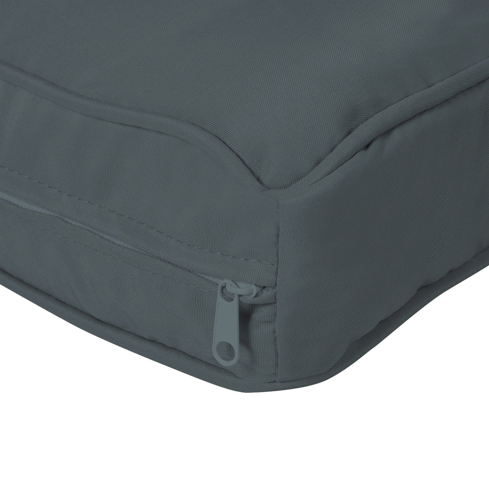 Set of 14 Polyester Rattan Sofa Cushion Covers - Dark Grey Outdoor