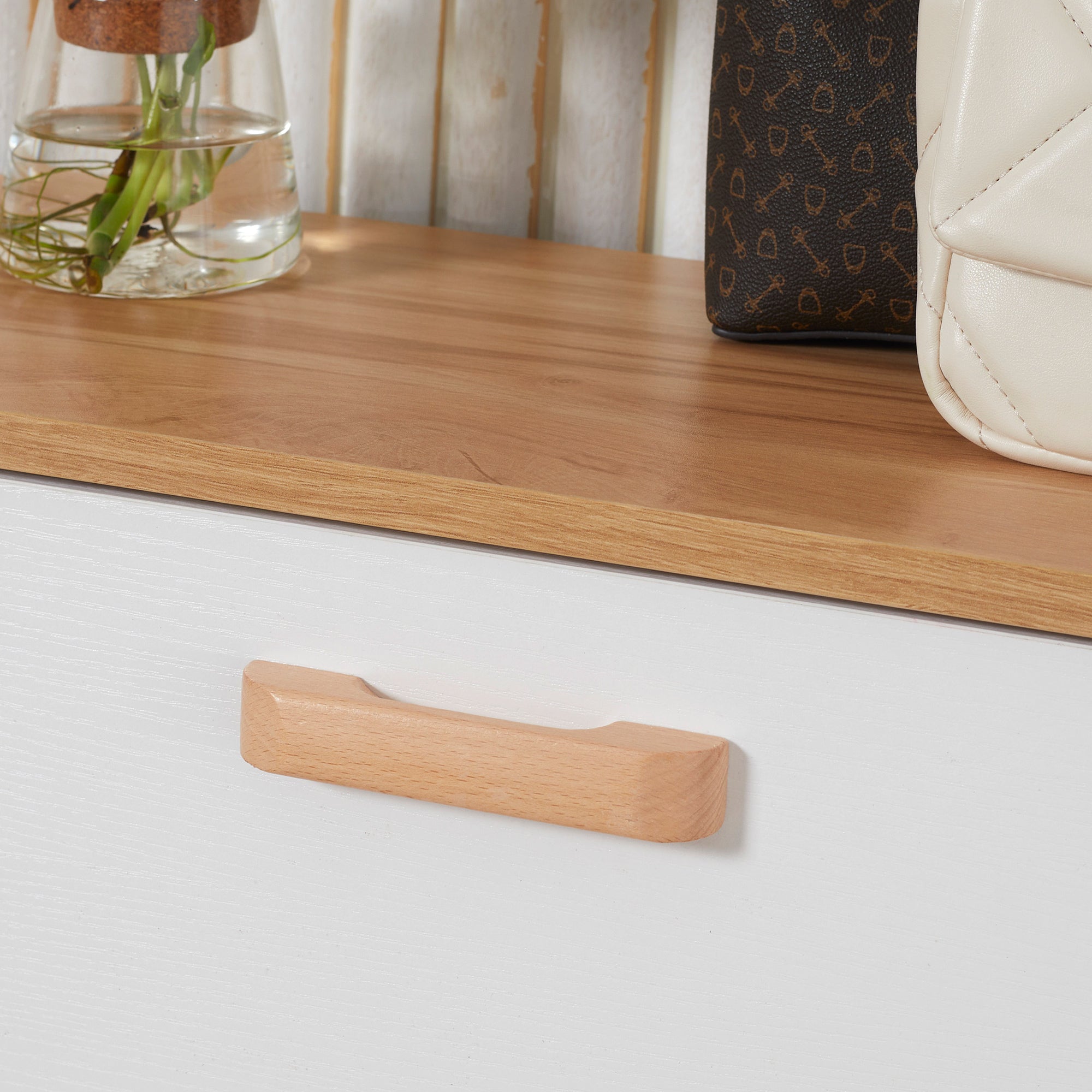 Narrow Shoe Cabinet, Slim Shoe Storage Cabinet with 3 Flip Drawers and Adjustable Shelves, 12 Pair of Shoes Organizer for Hallway