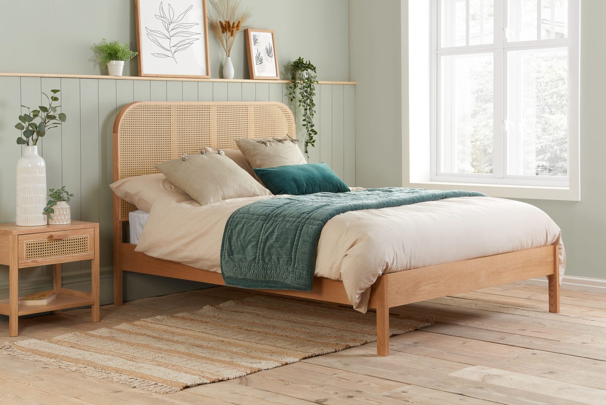 Margot Double Rattan Bed