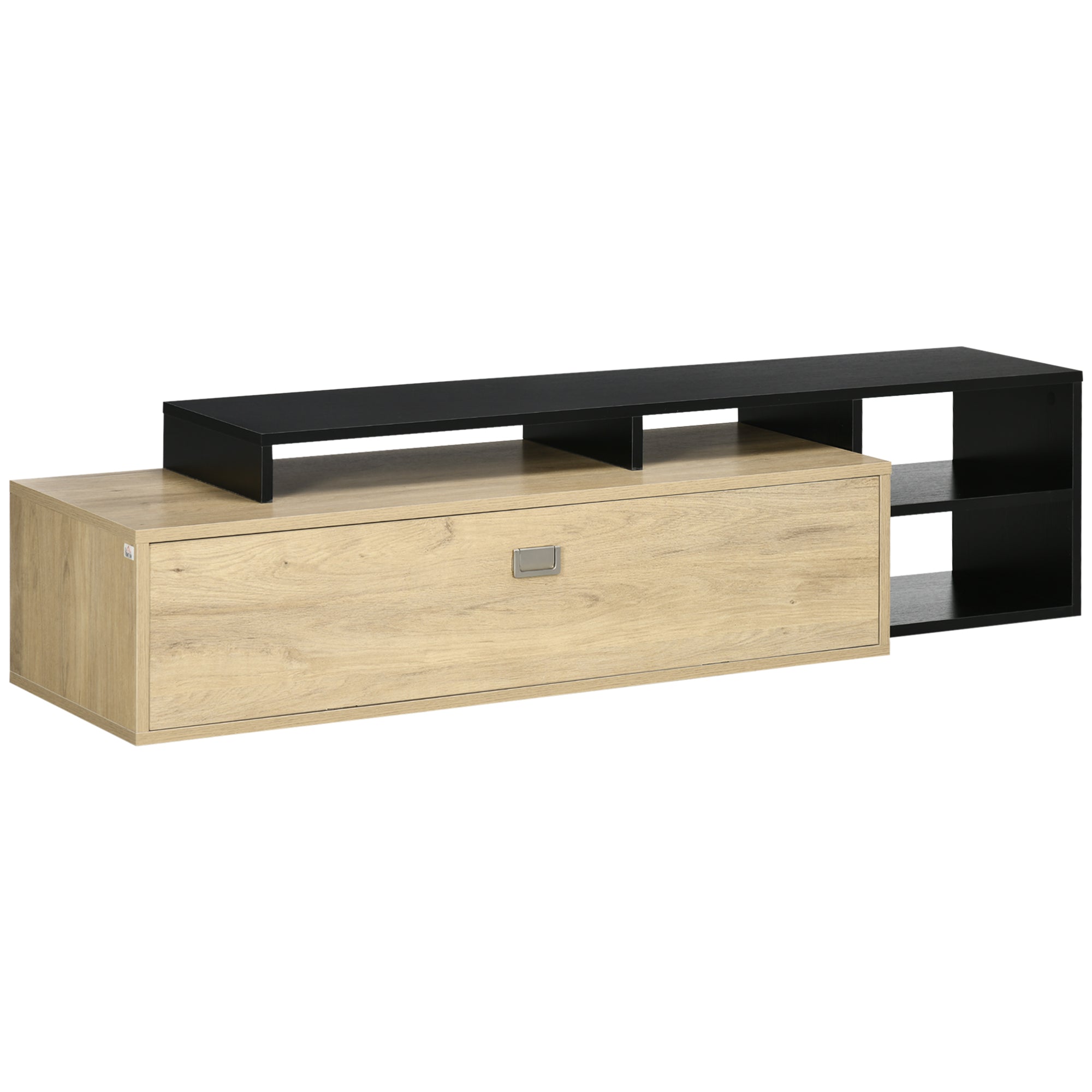 TV Unit Cabinet for TVs up to 32"-65", TV Stand with Storage Shelves and Cupboard for Living Room