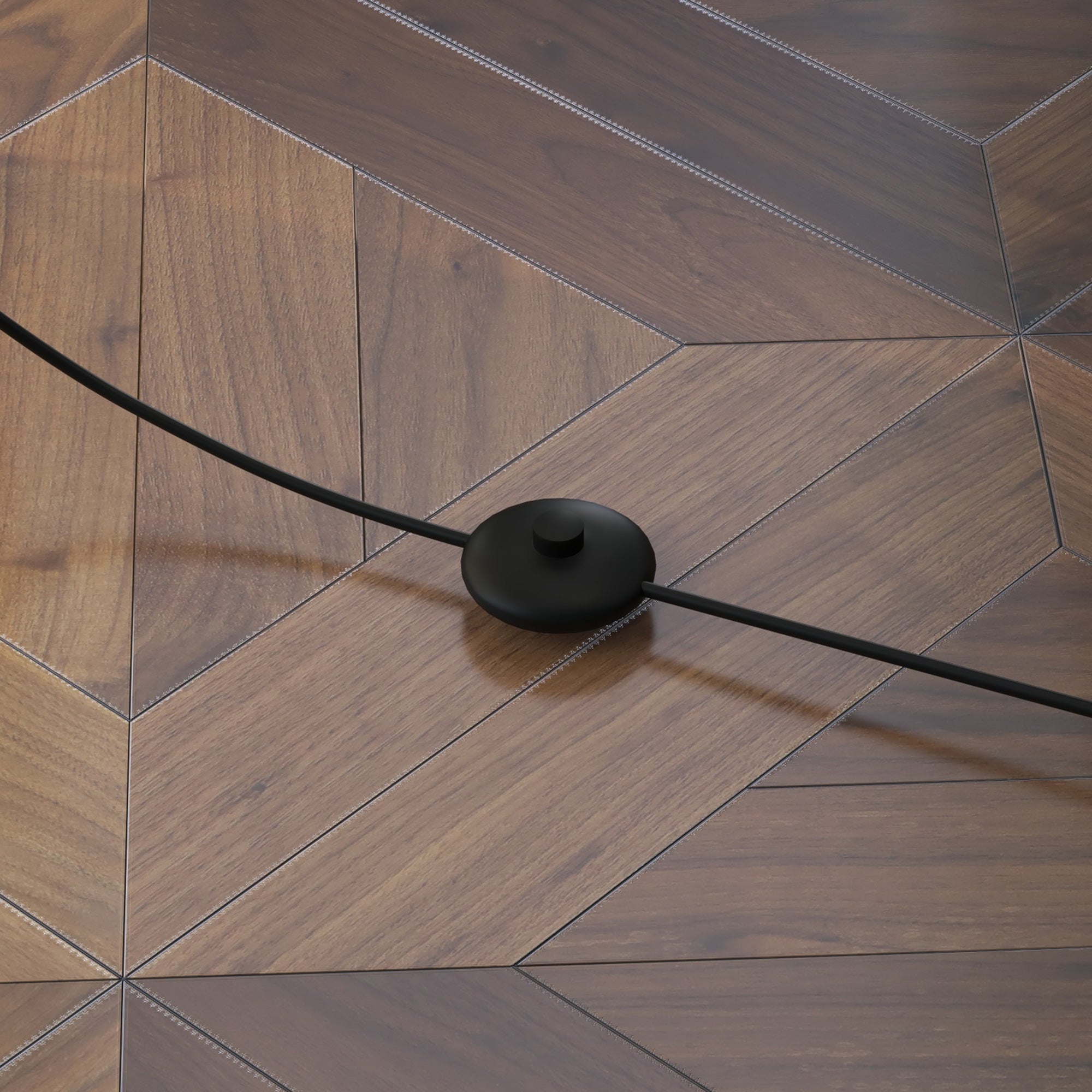 Modern Floor Lamp with Dual Ambient Lights and Shelves 156cm - Brown