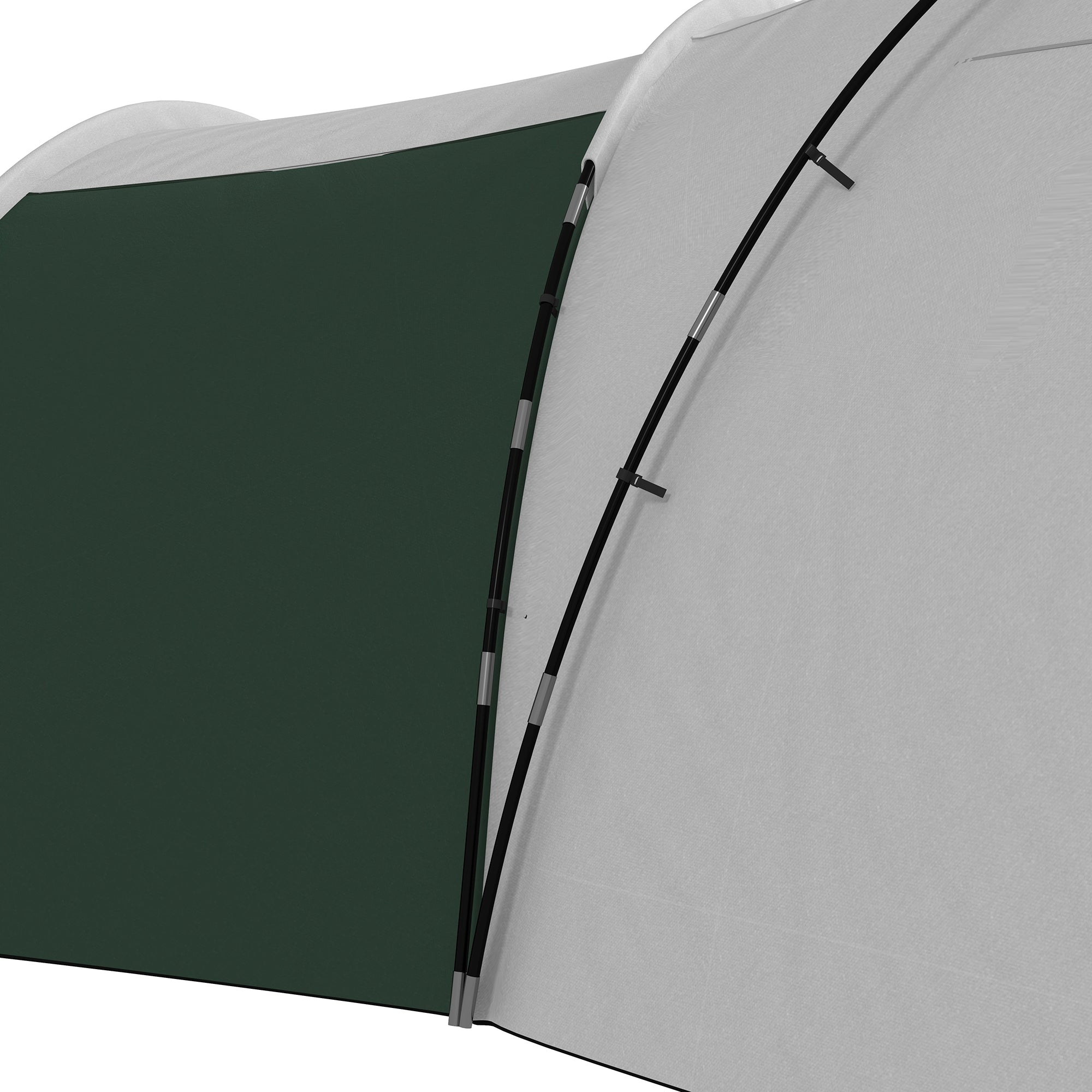 6-9 Man Camping Tent with Bedrooms and Porch - Water Resistant