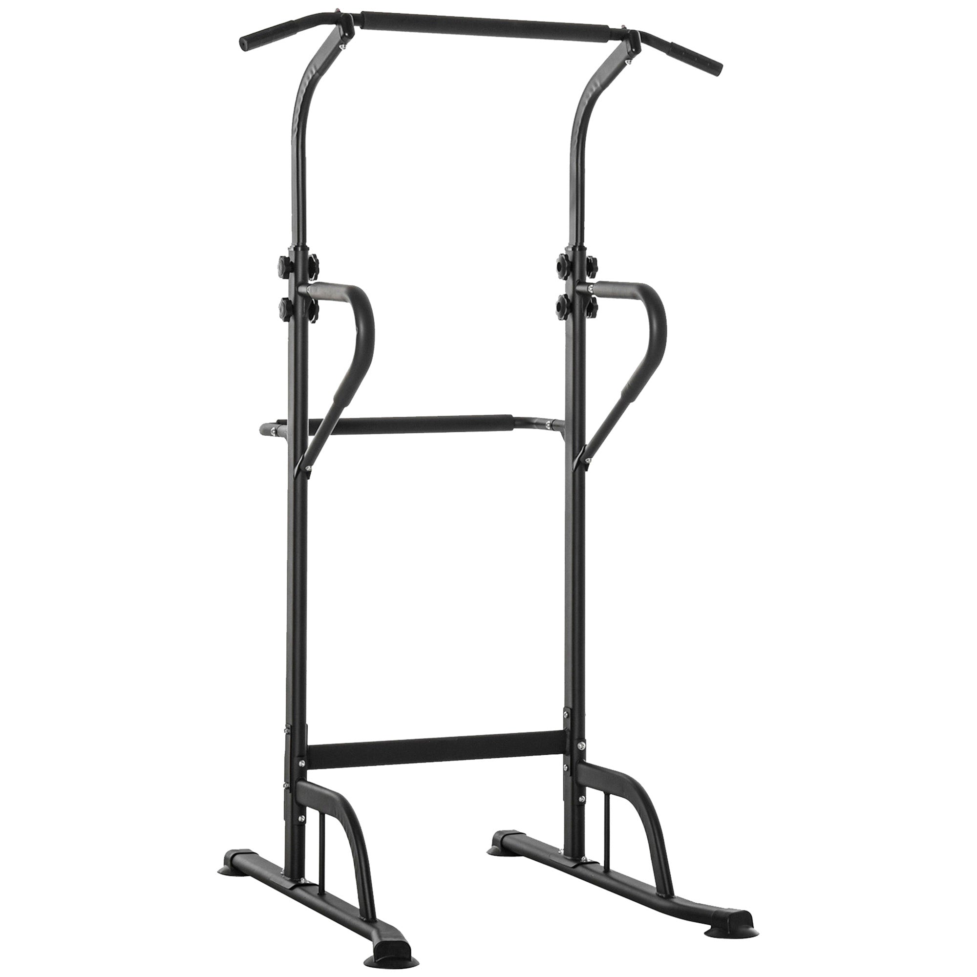 Pull Up Bar Multi-Function Height Adjustable Power Tower Dip Station Equipment