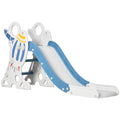 Kids Indoor Freestanding Baby Slide Space Theme for 1.5-3 Years - Blue