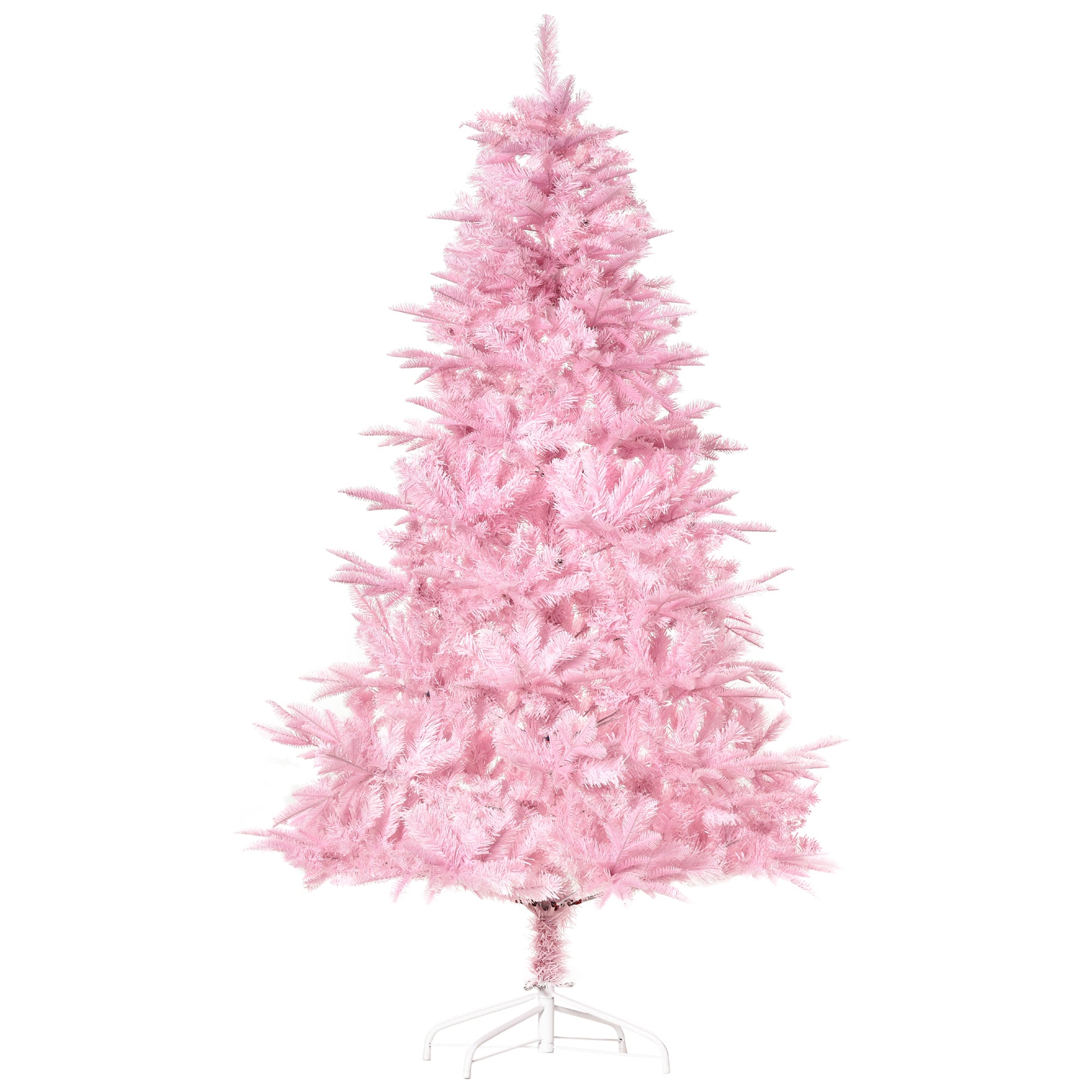 6FT Pop-up Artificial Christmas Tree Holiday Xmas Holiday Tree Decoration with Automatic Open for Home Party, Pink