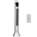 36'' Freestanding Tower Fan with 3 Speeds, 3 Modes, 7.5h Timer & Remote - Silver