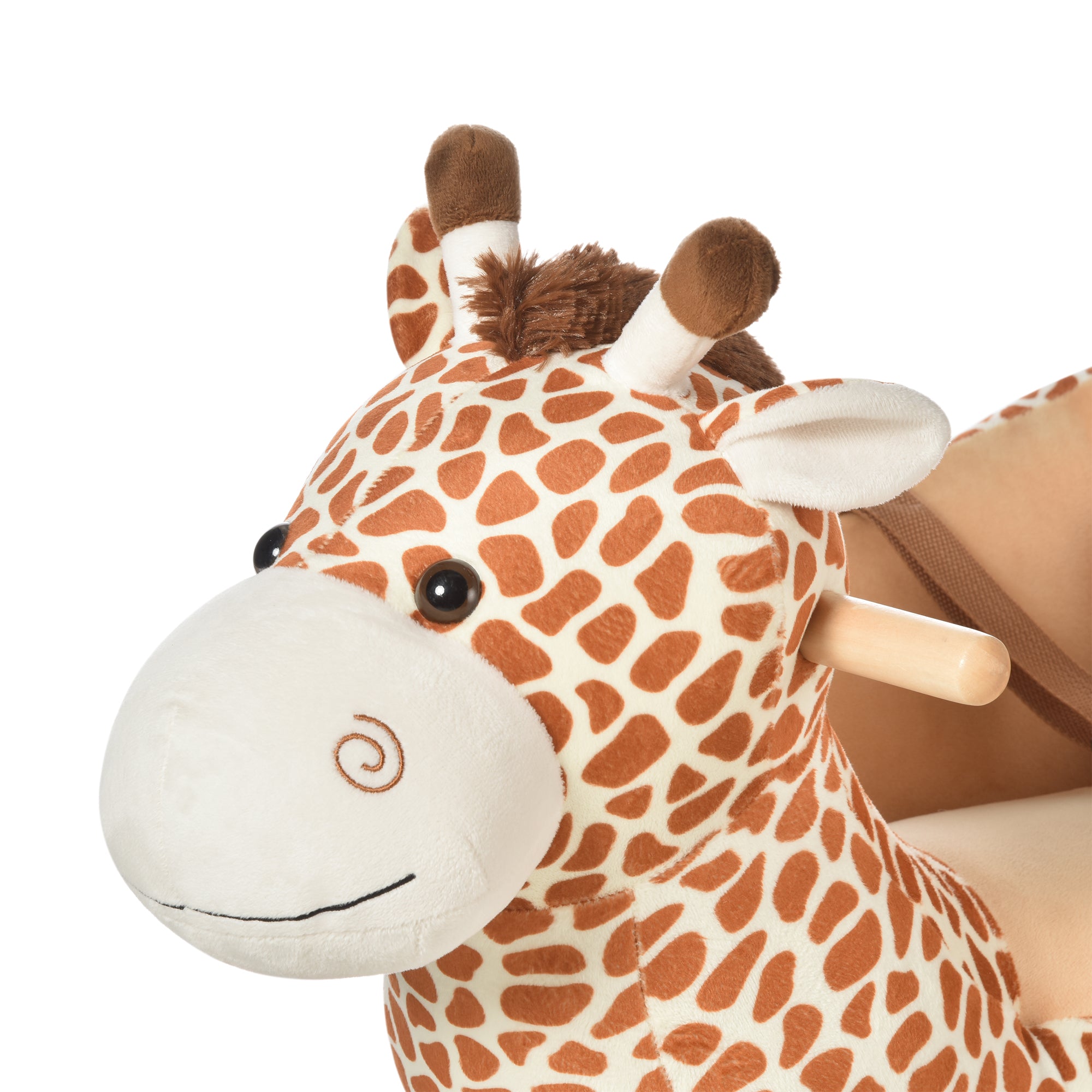 Kids Rocking Horse Toys Giraffe Seat w/ Sound Toddlers Baby Toy-Giraffe